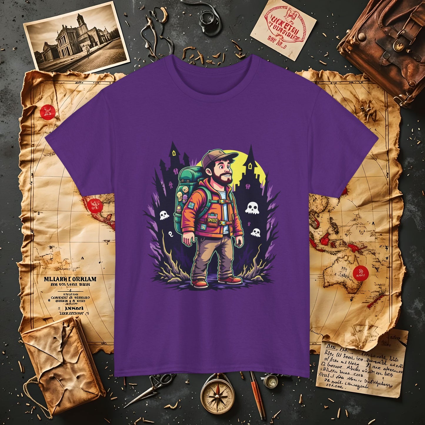 Ghost Hunt Thrillseeker Dark Tourism T-Shirts | Hauntingly Cool Travel Tees for the Morbidly Curious