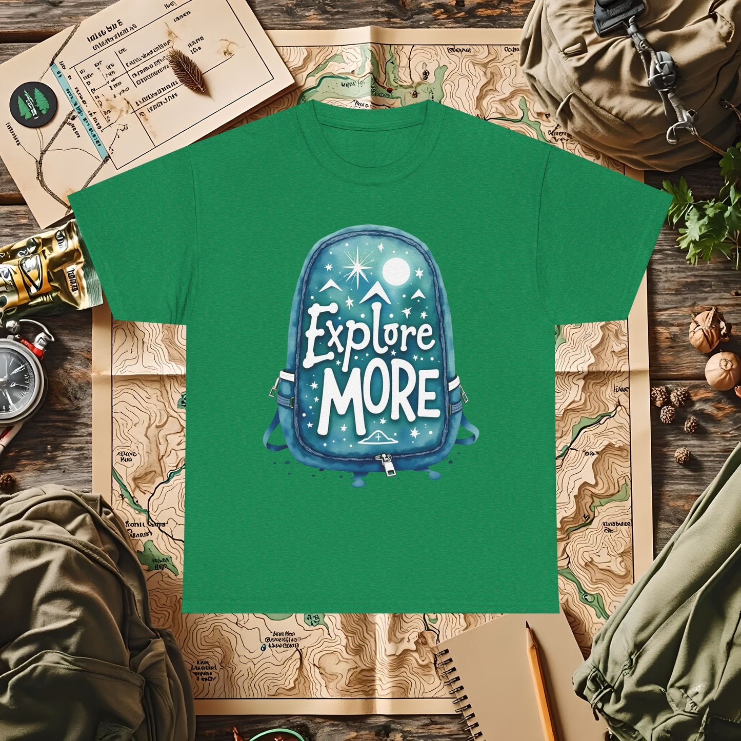 Explore More Outdoor Adventure T-Shirts | Camping, Hiking, Rafting & Kayaking Tees for Nature Lovers