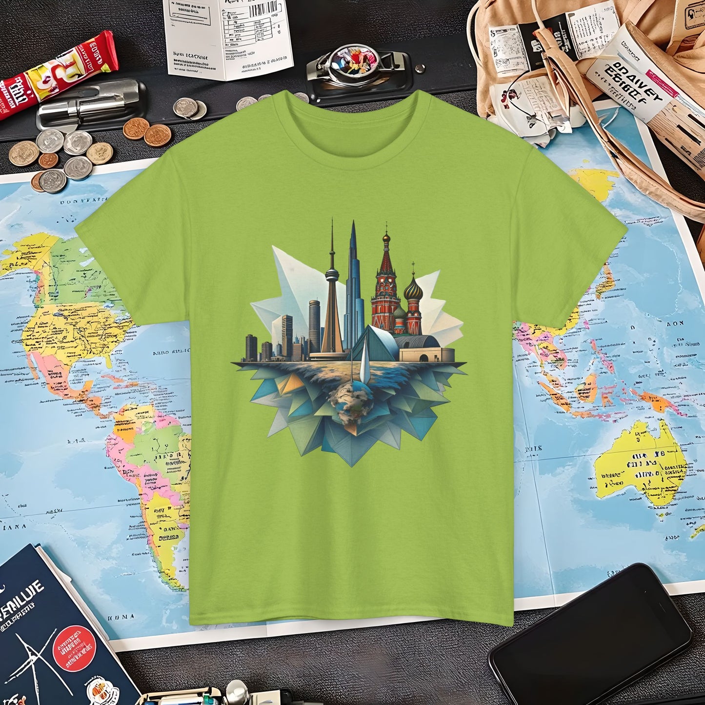 Urban Geometry Air Travel T-Shirts | Jetsetter, Airport, and International Flight Tees