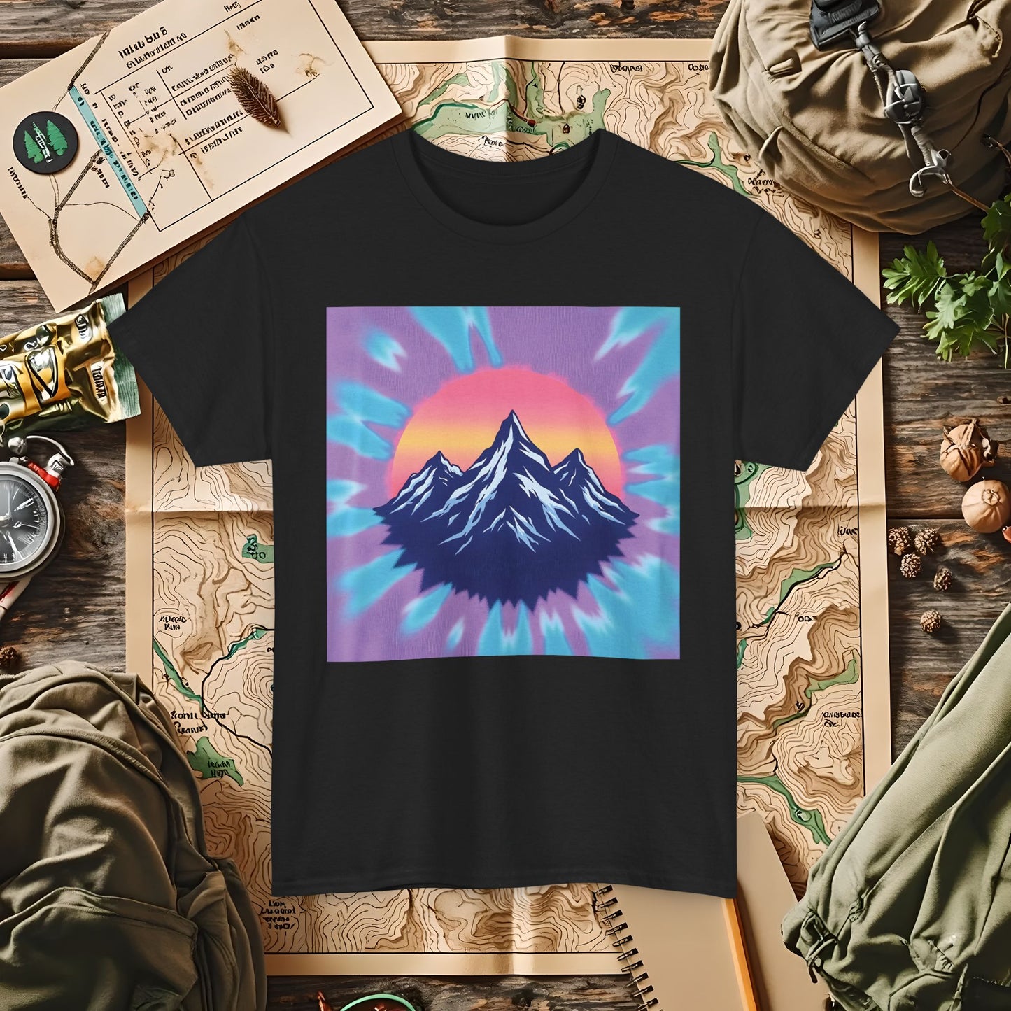 Color Peak Outdoor Adventure T-Shirts | Camping, Hiking, Rafting & Kayaking Tees for Nature Lovers