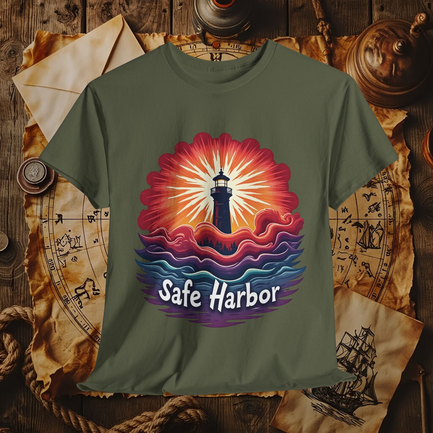 Harbor Glow Cruise Travel T-Shirts | Funny & Stylish Tees for Ocean Adventures