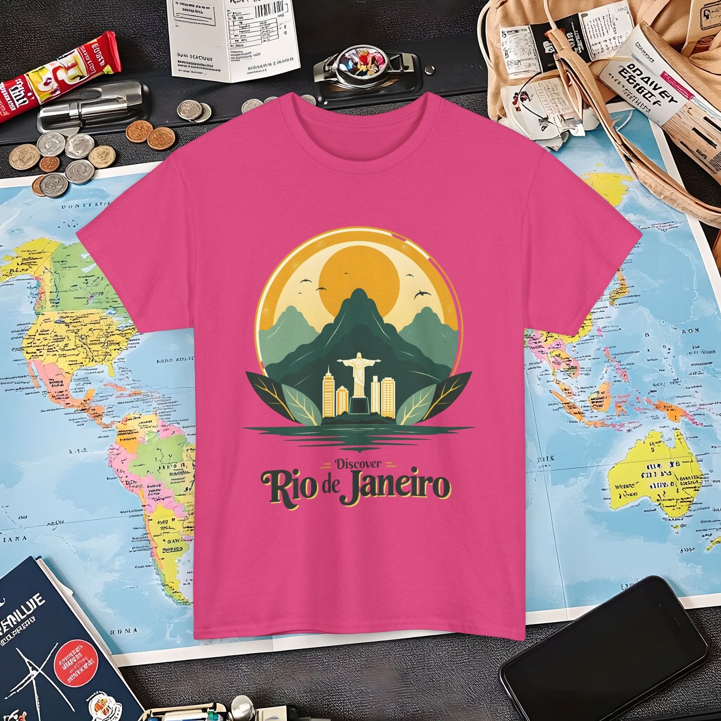 Rio Vintage Air Travel T-Shirts | Jetsetter, Airport, and International Flight Tees
