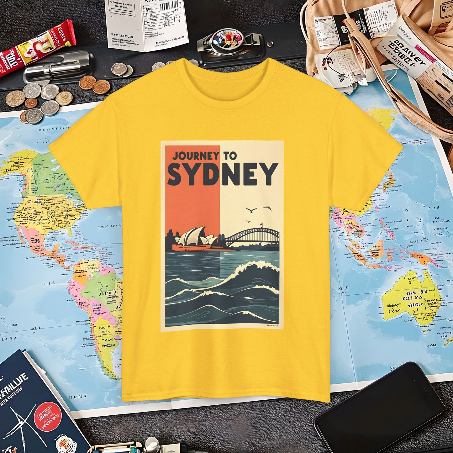 Sydney Journey Air Travel T-Shirts | Jetsetter, Airport, and International Flight Tees