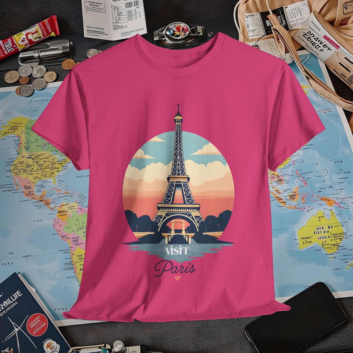 Paris Dreams Air Travel T-Shirts | Jetsetter, Airport, and International Flight Tees