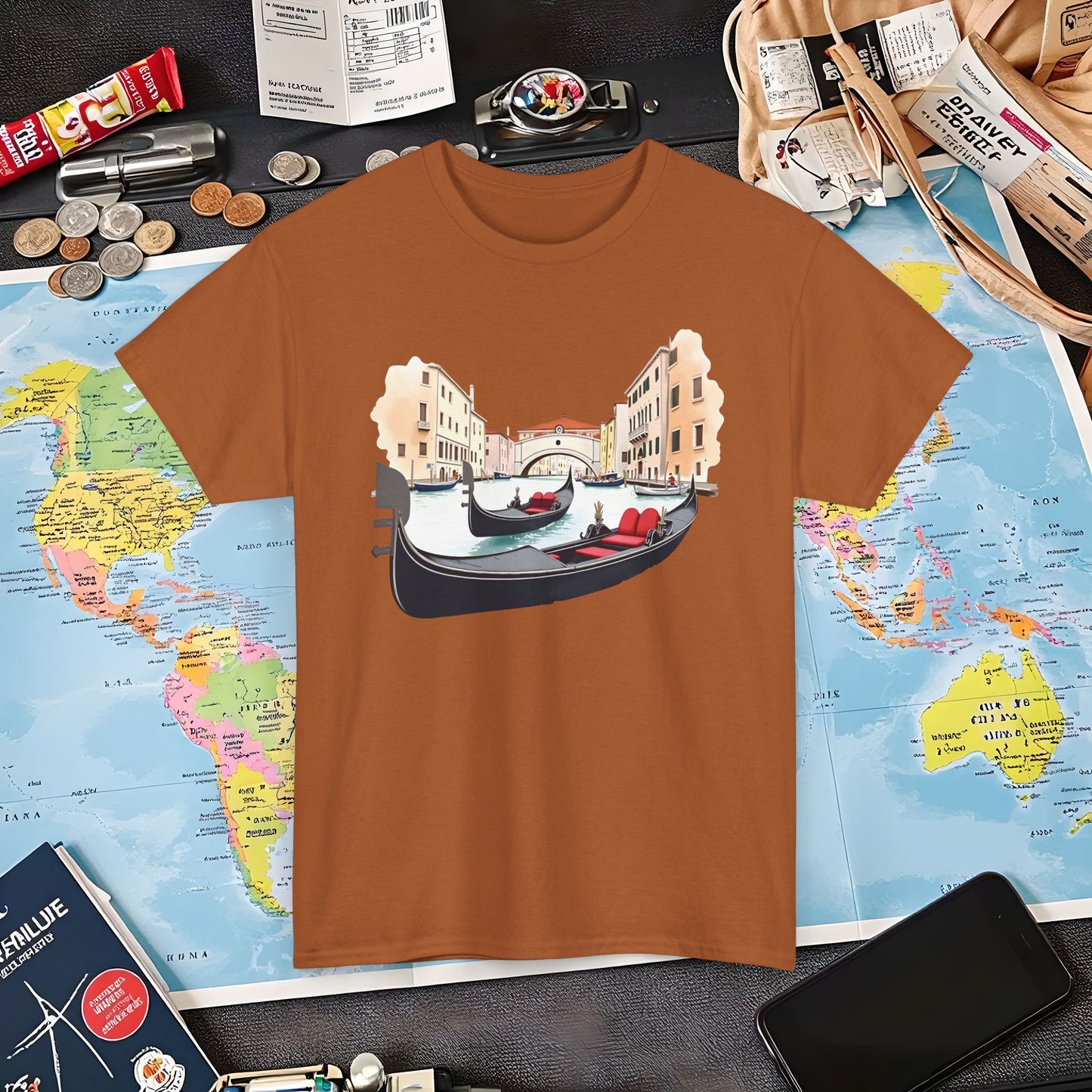 Venetian Romance Air Travel T-Shirts | Jetsetter, Airport, and International Flight Tees