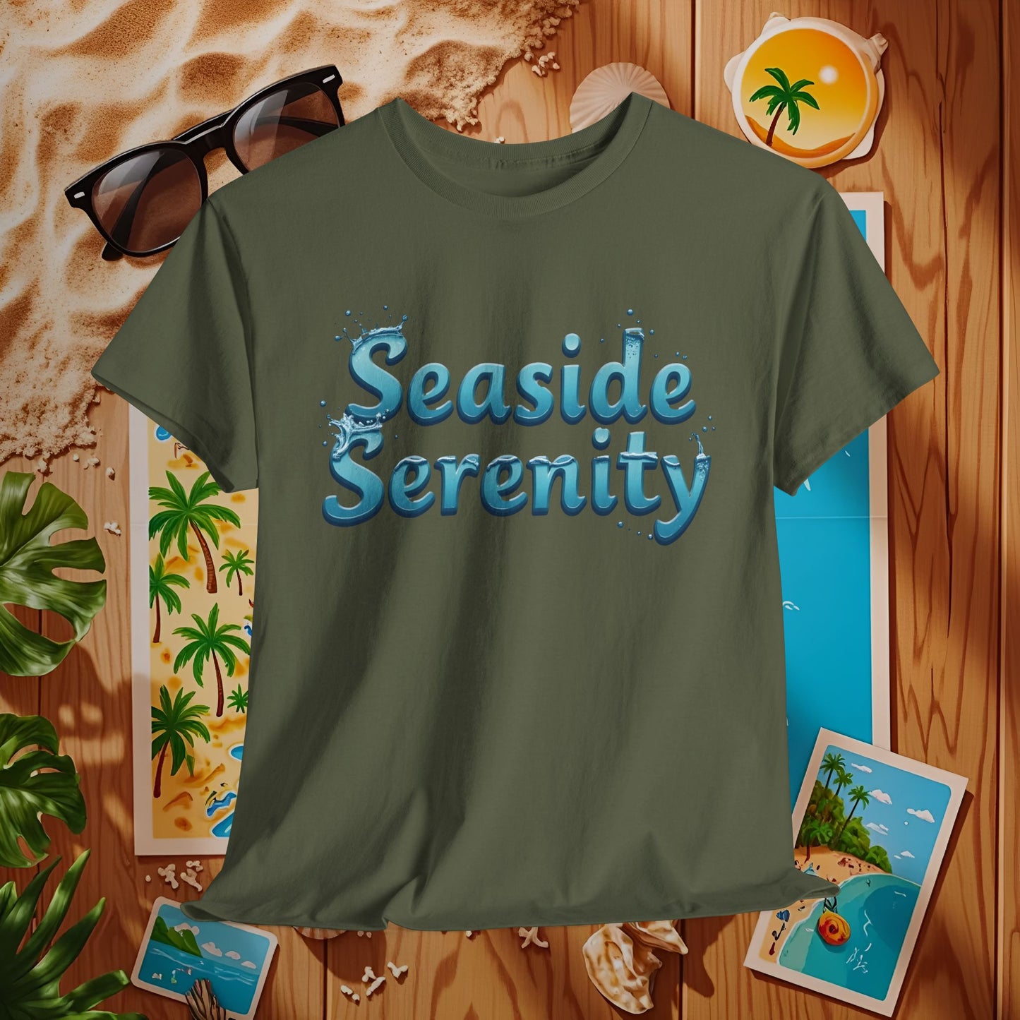 Seaside Bliss Beach Travel T-Shirts | Tropical Vacation & Coastal Lifestyle Tees
