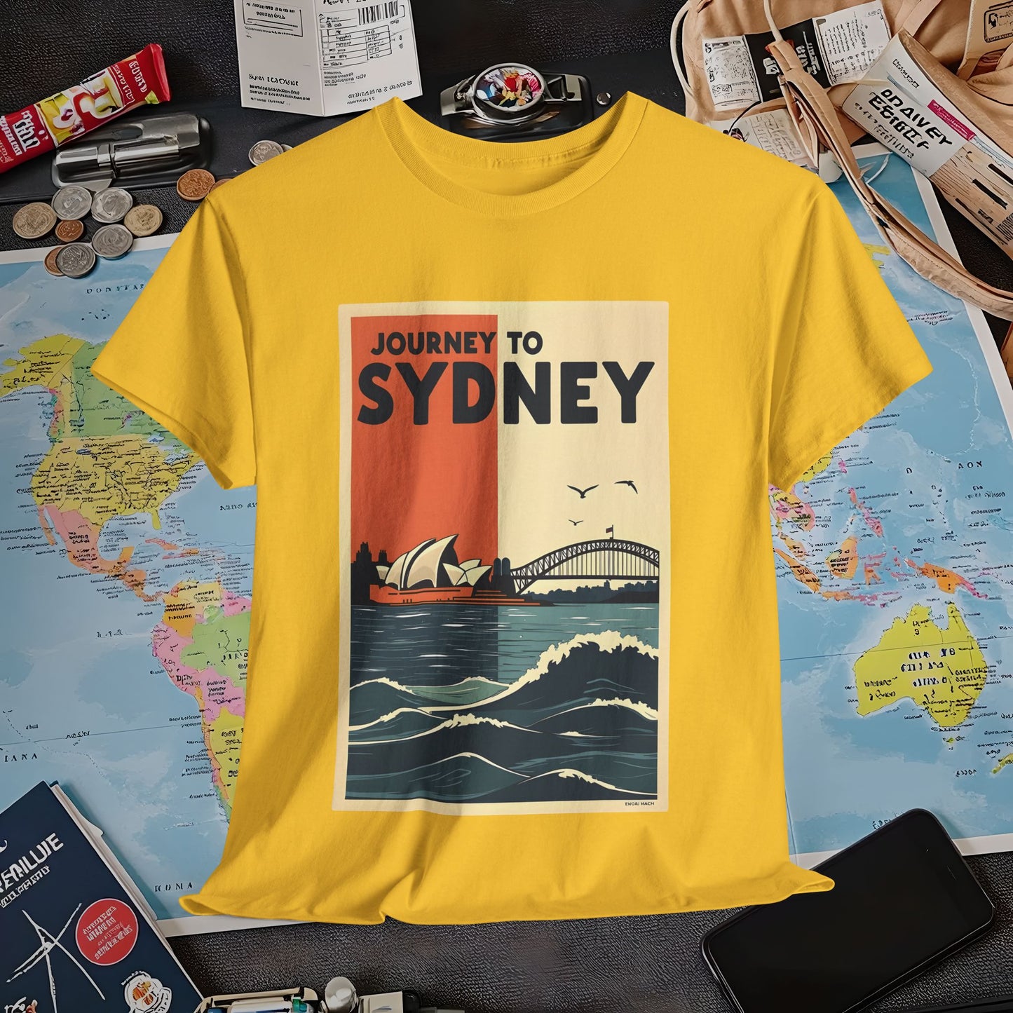 Sydney Journey Air Travel T-Shirts | Jetsetter, Airport, and International Flight Tees