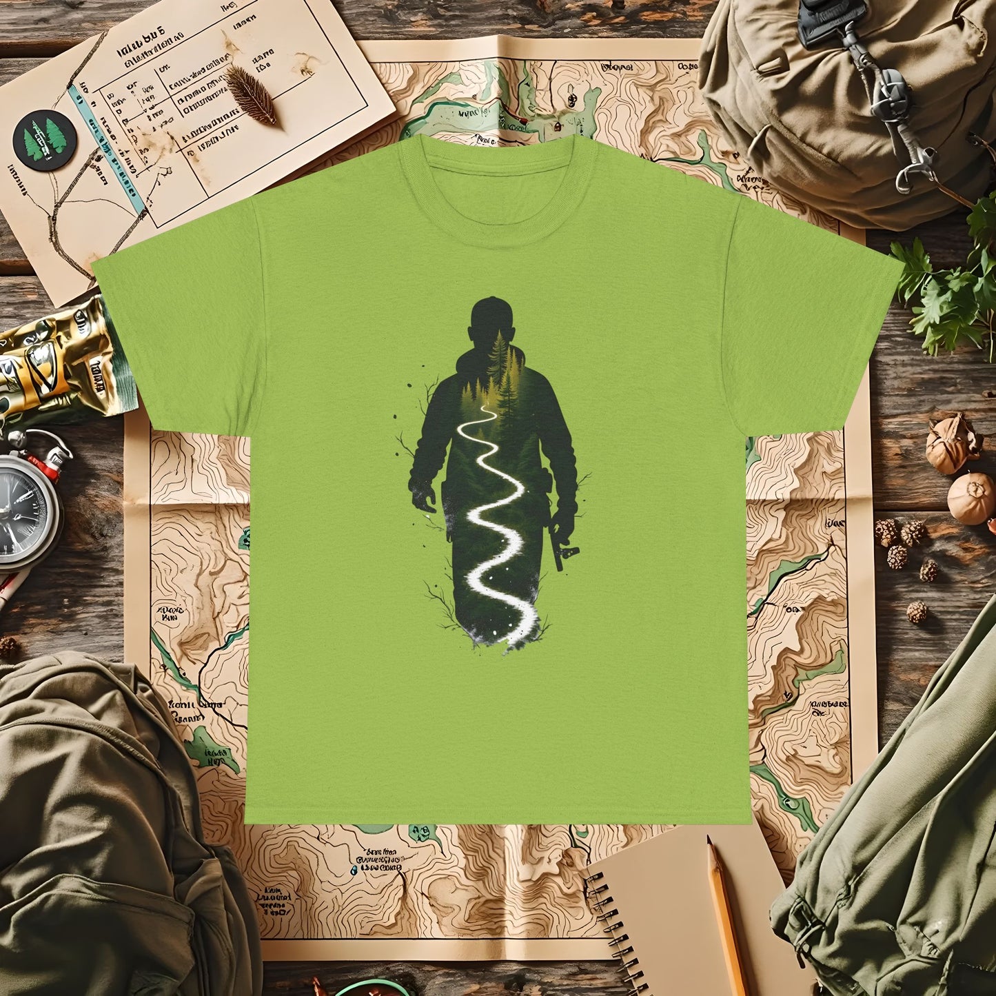 Nature Journey Outdoor Adventure T-Shirts | Camping, Hiking, Rafting & Kayaking Tees for Nature Lovers