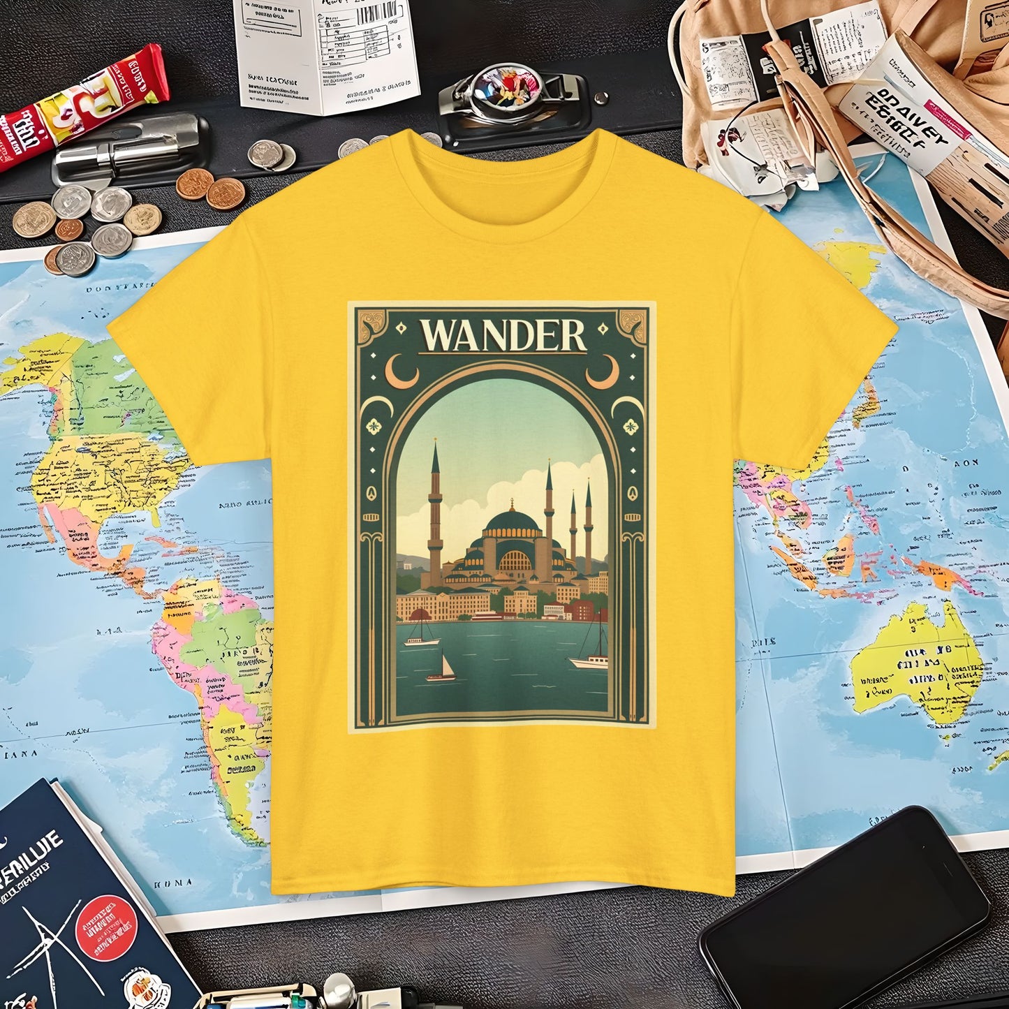 Istanbul Elegance Air Travel T-Shirts | Jetsetter, Airport, and International Flight Tees