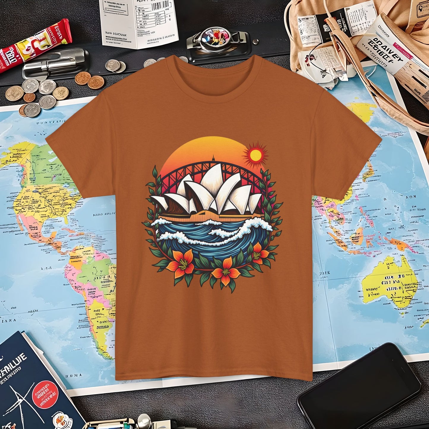 Sydney Vibes Air Travel T-Shirts | Jetsetter, Airport, and International Flight Tees