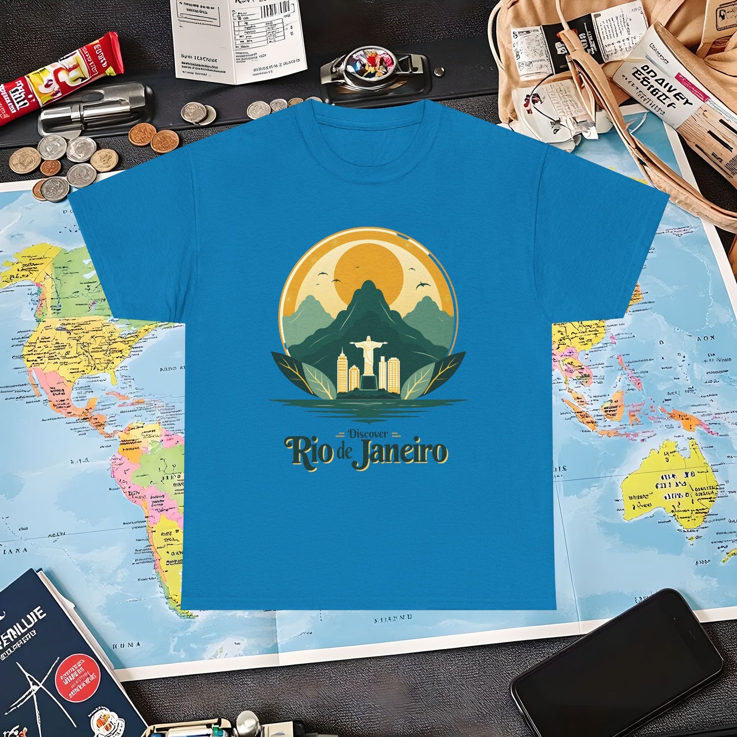 Rio Vintage Air Travel T-Shirts | Jetsetter, Airport, and International Flight Tees
