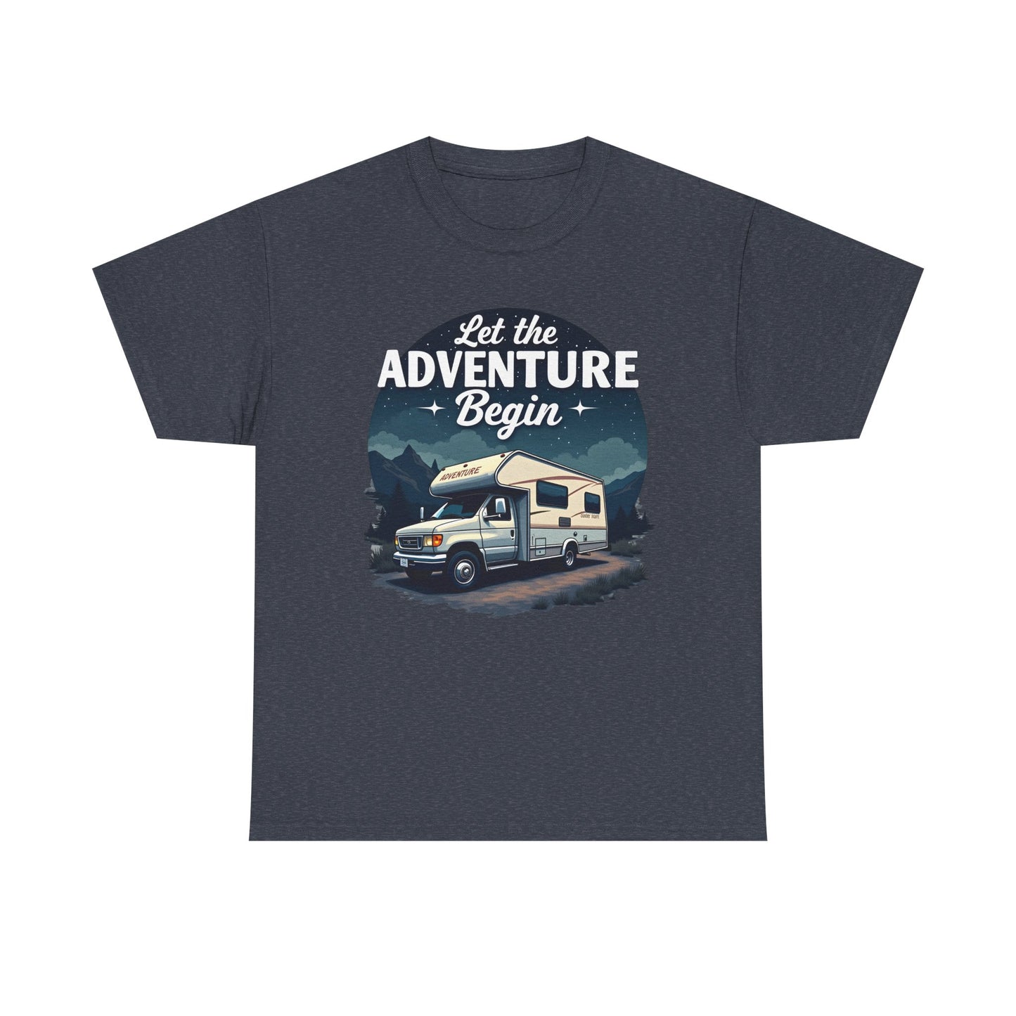 Adventure Awaits Road Trip & Vehicle Travel T-Shirts | Car, RV, and Motorcycle Adventure Tees