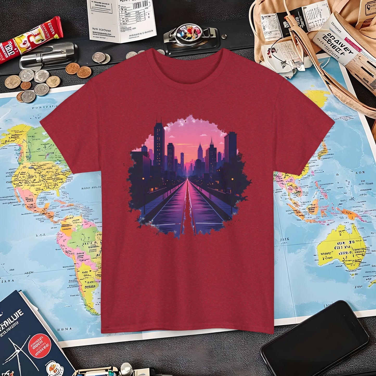 Twilight City Air Travel T-Shirts | Jetsetter, Airport, and International Flight Tees