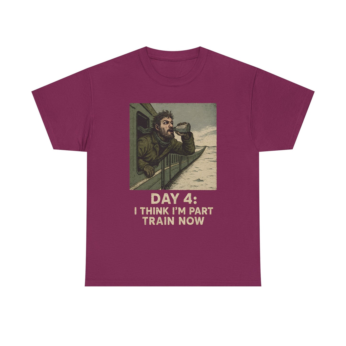 Day 4: I Think I Am Part Train – Feral Traveler’s Siberian Railroad Tee Road Trip & Vehicle Travel T-Shirts | Car, RV, and Motorcycle Adventure Tees