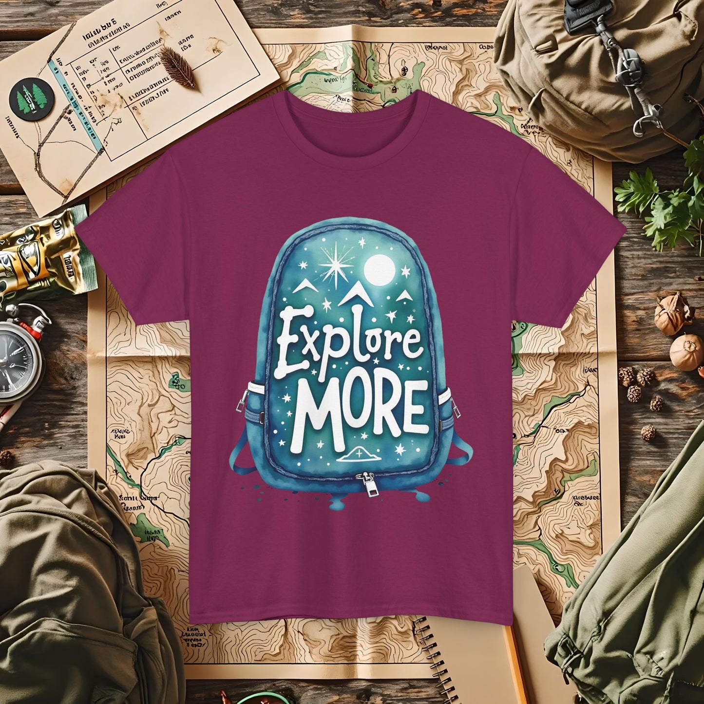 Explore More Outdoor Adventure T-Shirts | Camping, Hiking, Rafting & Kayaking Tees for Nature Lovers