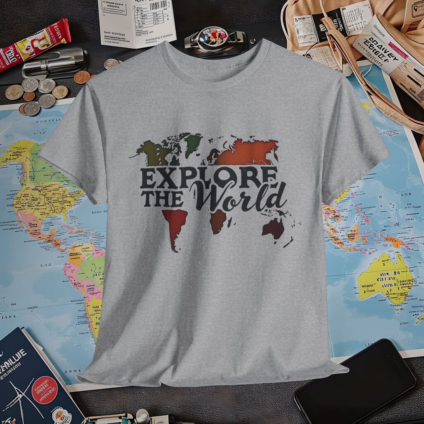 Vintage Explorer Air Travel T-Shirts | Jetsetter, Airport, and International Flight Tees