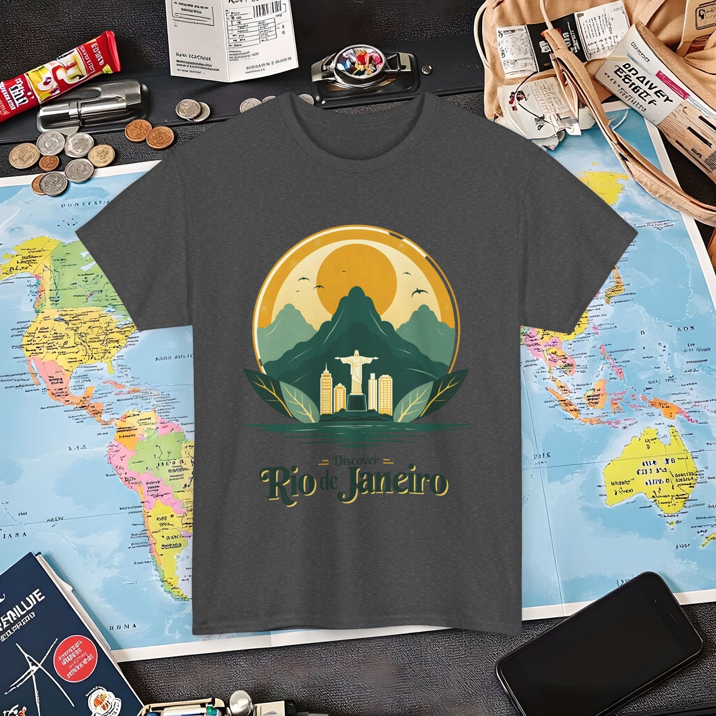 Rio Vintage Air Travel T-Shirts | Jetsetter, Airport, and International Flight Tees