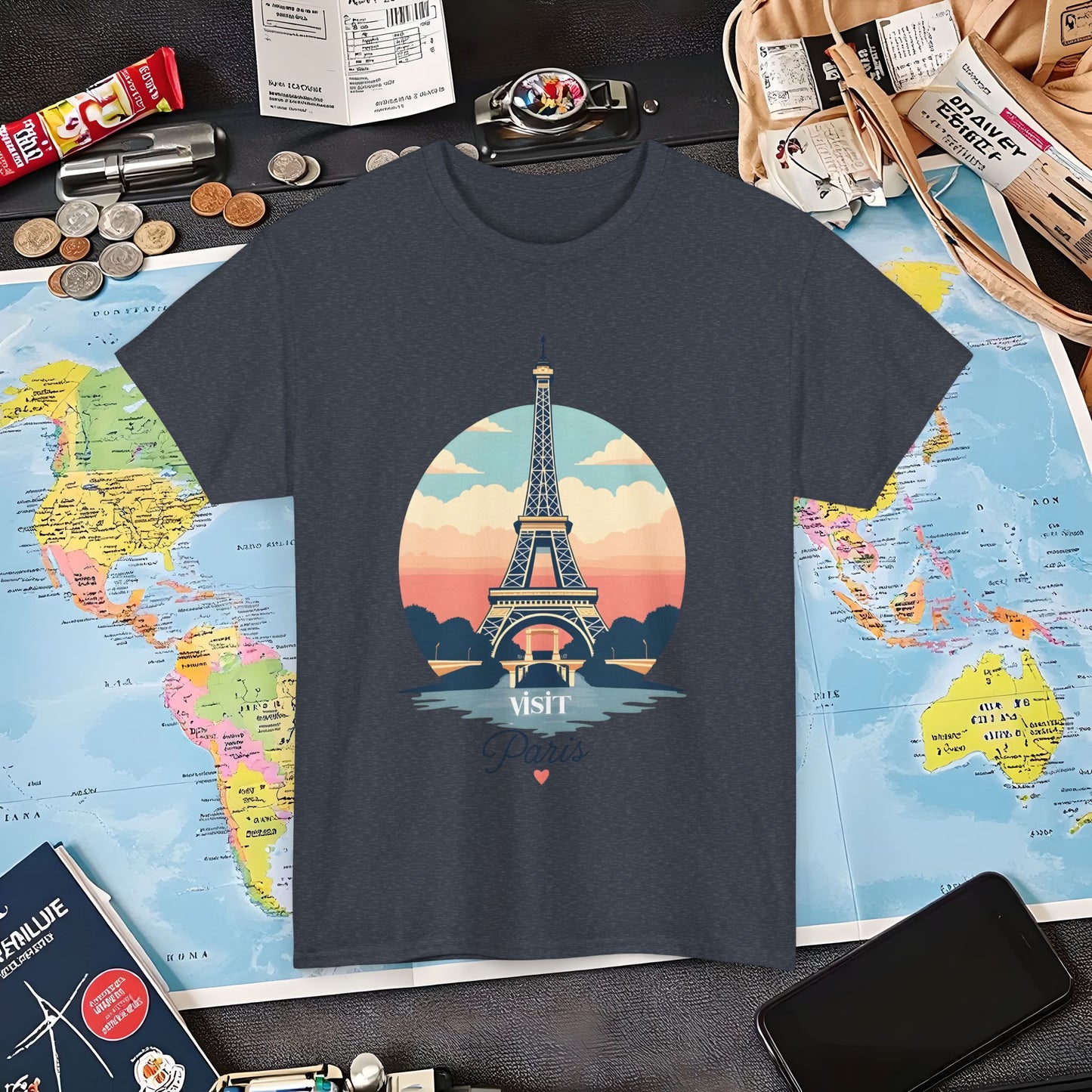 Paris Dreams Air Travel T-Shirts | Jetsetter, Airport, and International Flight Tees
