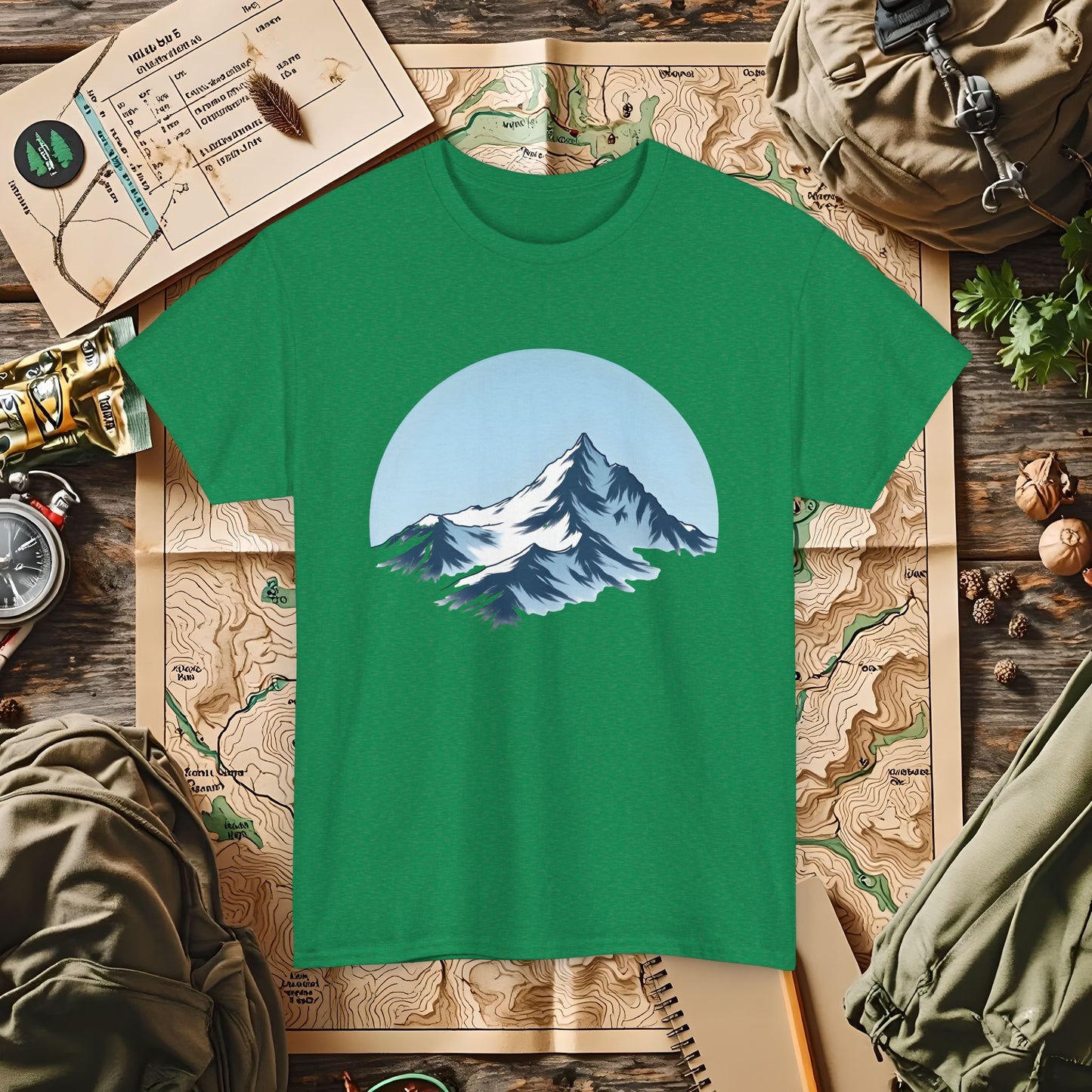 Mountain Escape Outdoor Adventure T-Shirts | Camping, Hiking, Rafting & Kayaking Tees for Nature Lovers