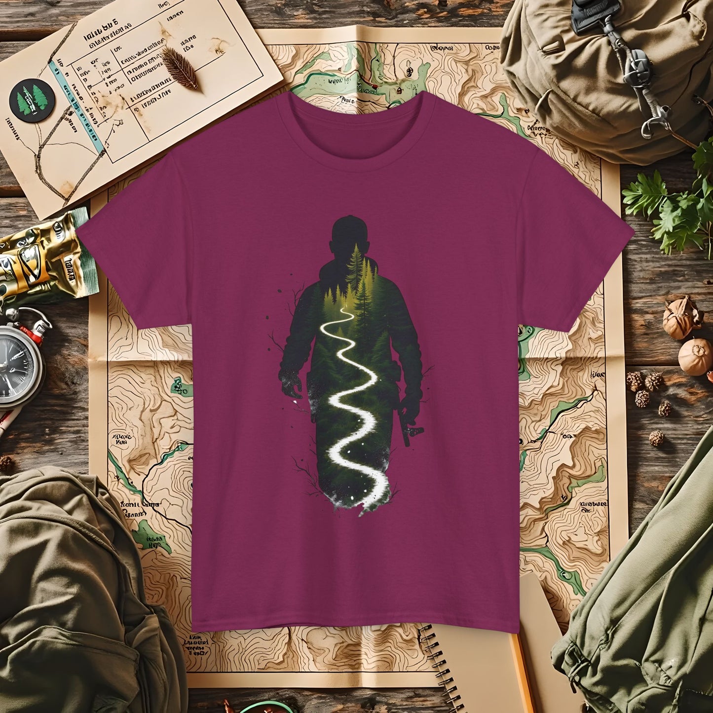 Nature Journey Outdoor Adventure T-Shirts | Camping, Hiking, Rafting & Kayaking Tees for Nature Lovers