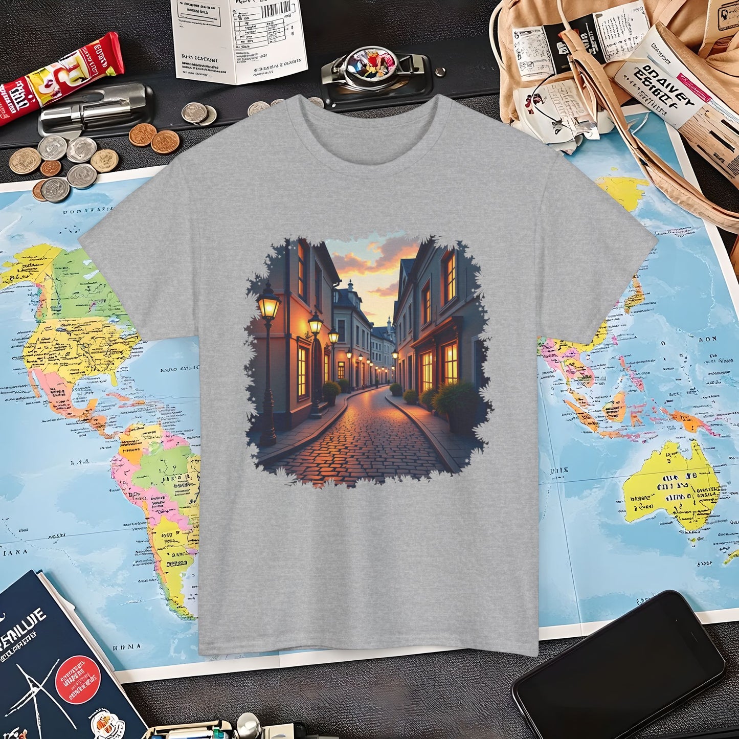 European Romance Air Travel T-Shirts | Jetsetter, Airport, and International Flight Tees