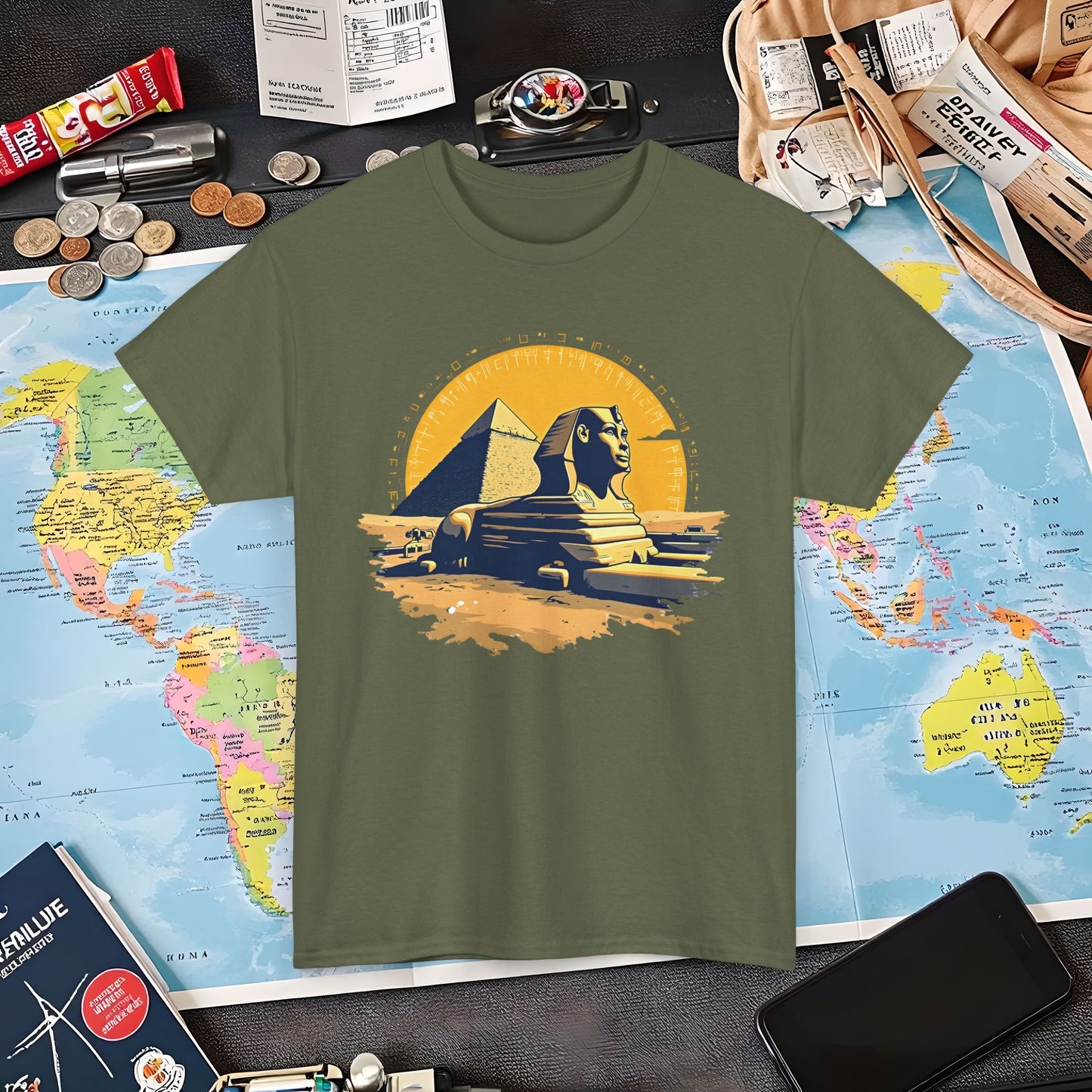 Cairo Mystique Air Travel T-Shirts | Jetsetter, Airport, and International Flight Tees