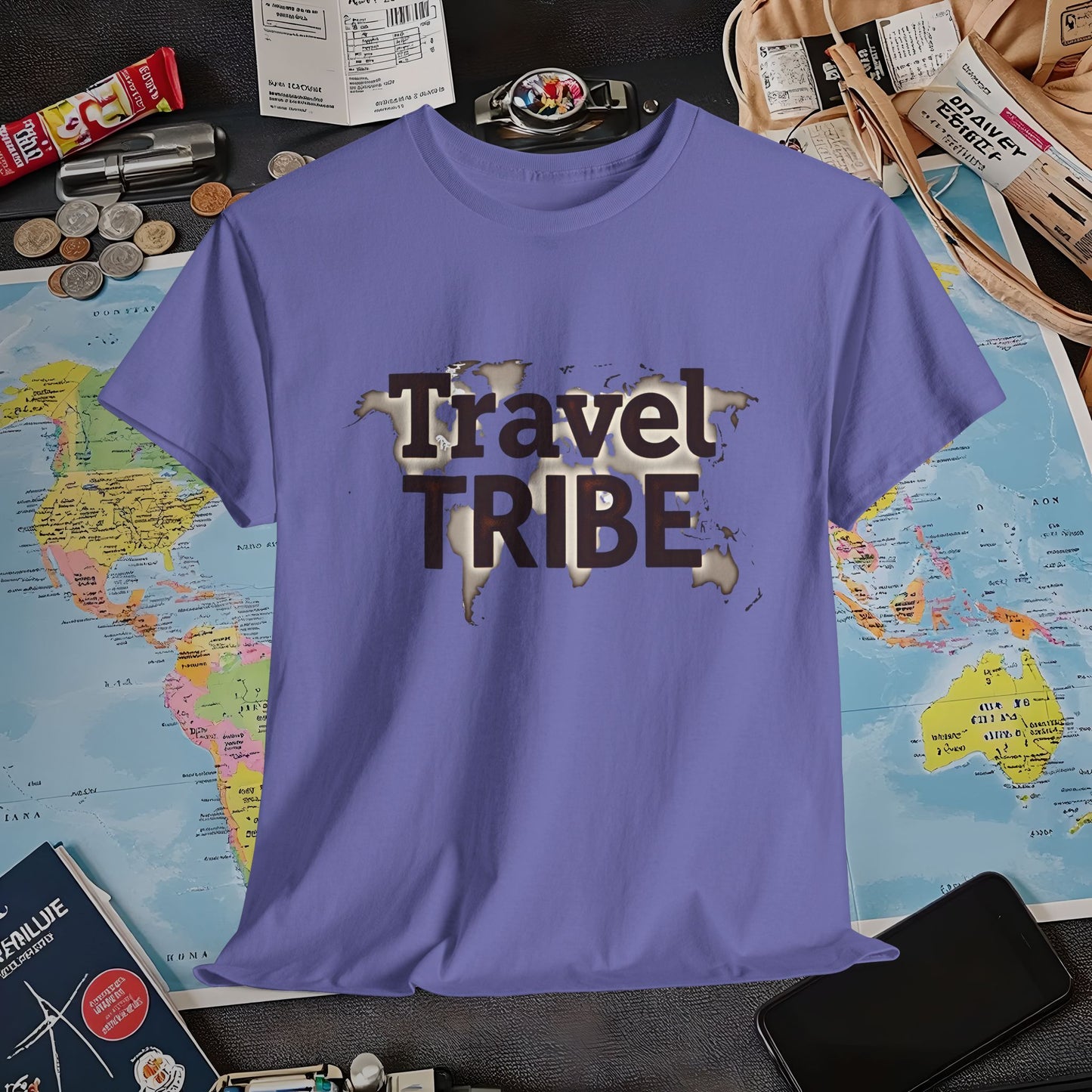 Travel Tribe Globe Air Travel T-Shirts | Jetsetter, Airport, and International Flight Tees