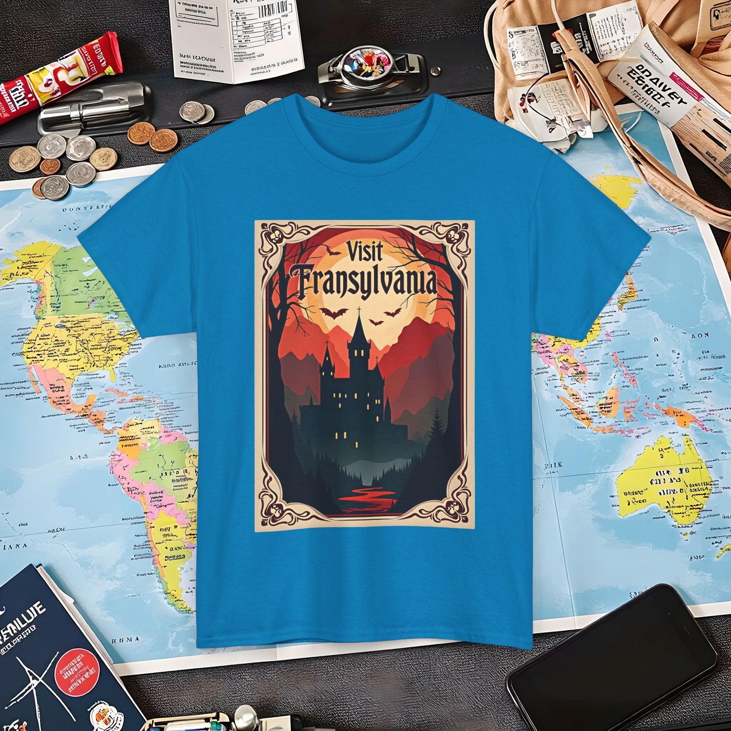 Transylvanian Valley Air Travel T-Shirts | Jetsetter, Airport, and International Flight Tees
