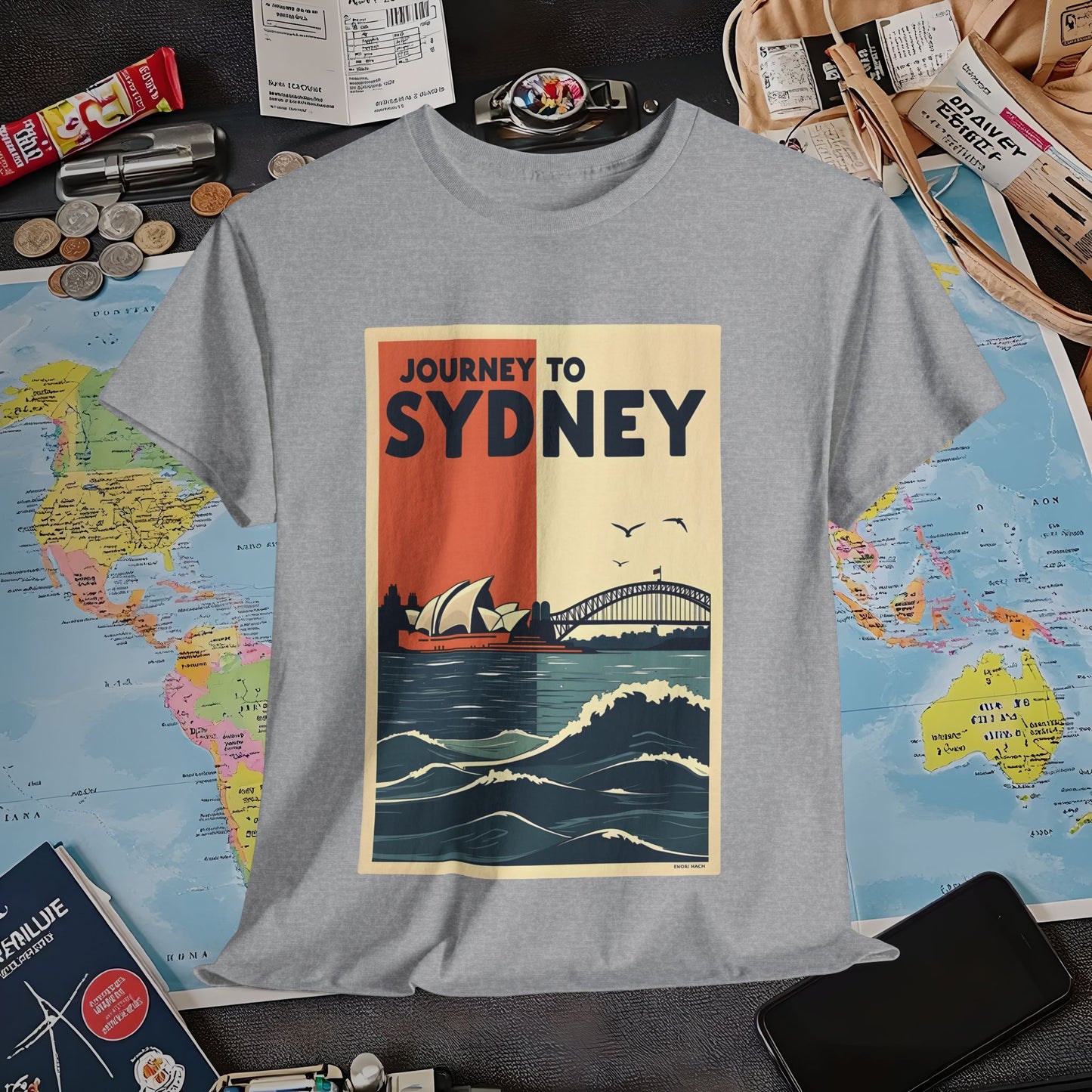 Sydney Journey Air Travel T-Shirts | Jetsetter, Airport, and International Flight Tees