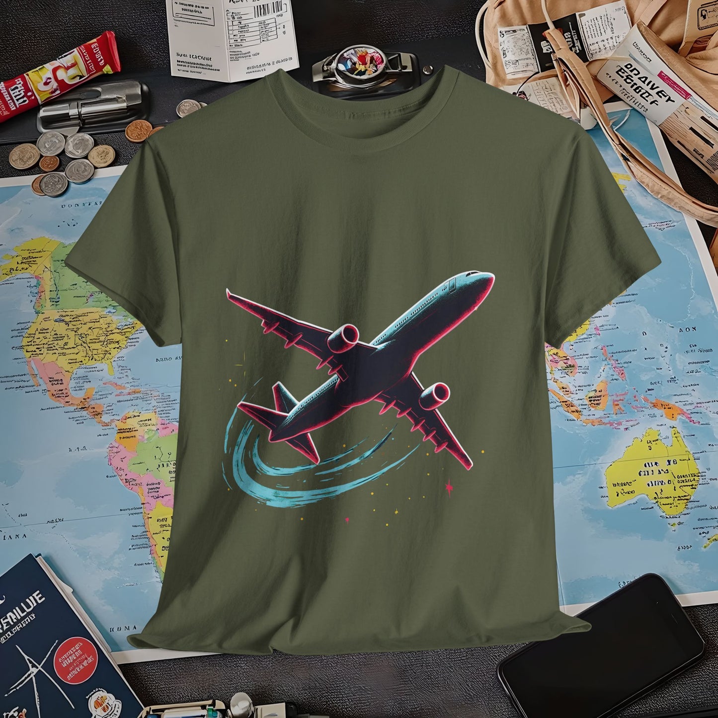 Takeoff Air Travel T-Shirts | Jetsetter, Airport, and International Flight Tees