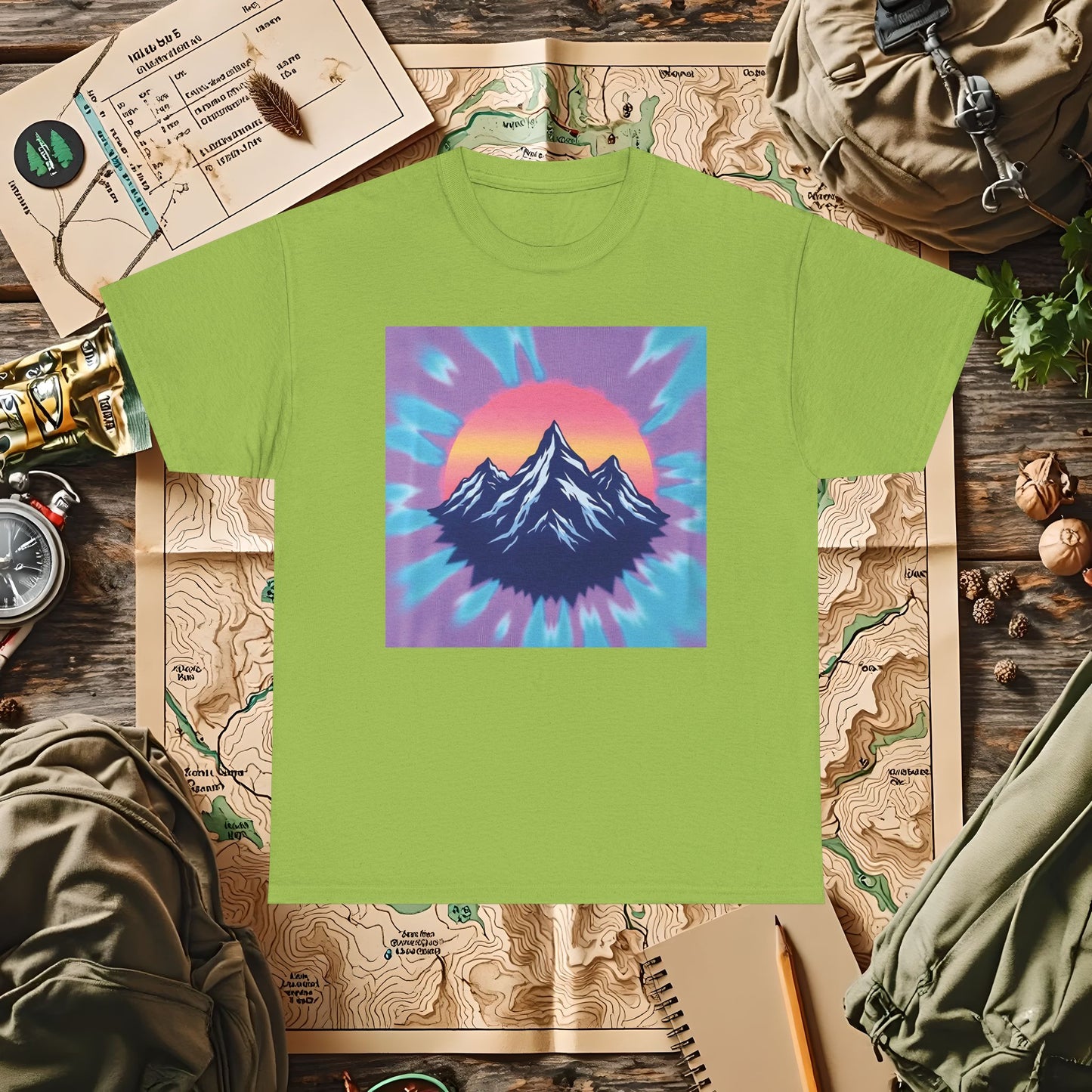Color Peak Outdoor Adventure T-Shirts | Camping, Hiking, Rafting & Kayaking Tees for Nature Lovers
