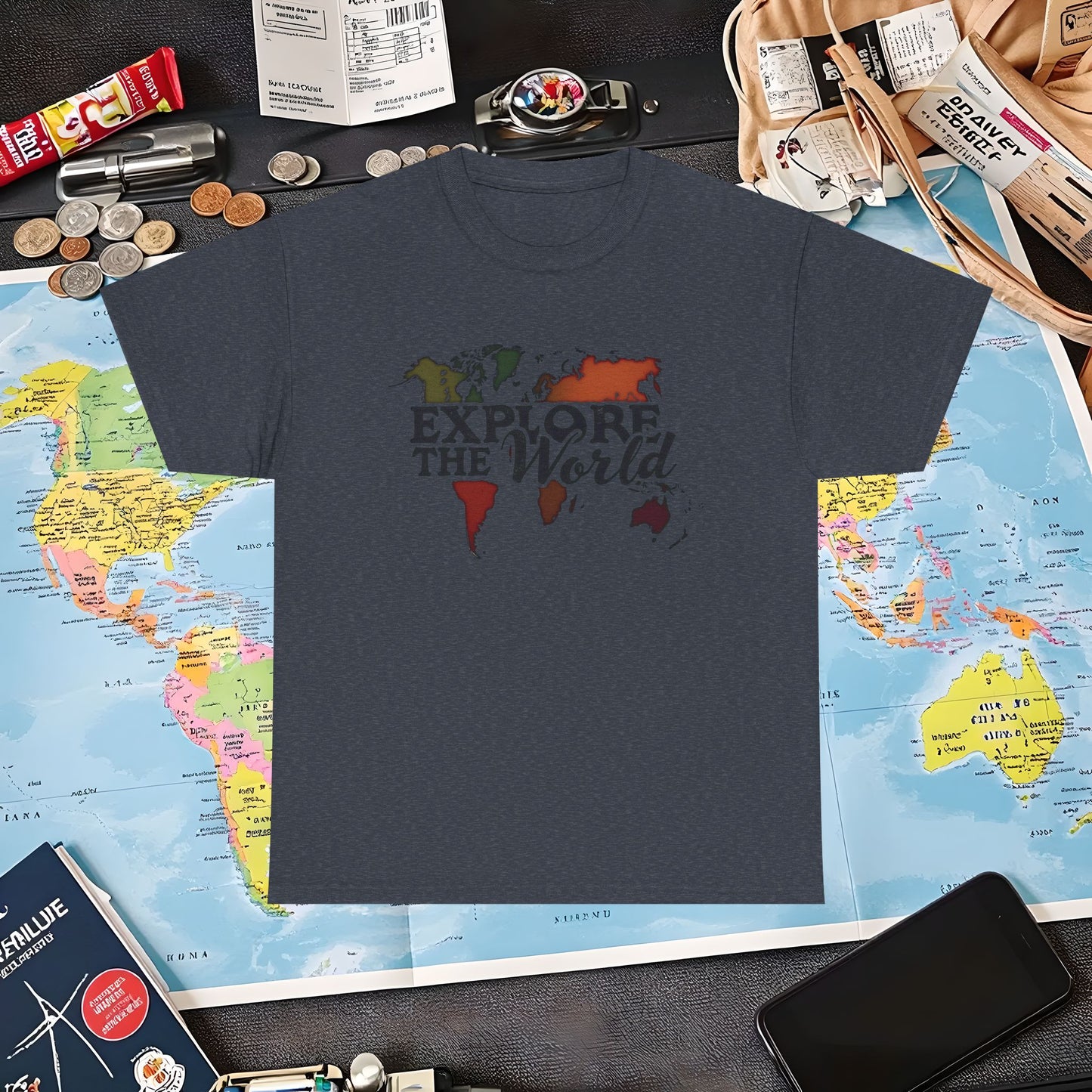 Vintage Explorer Air Travel T-Shirts | Jetsetter, Airport, and International Flight Tees