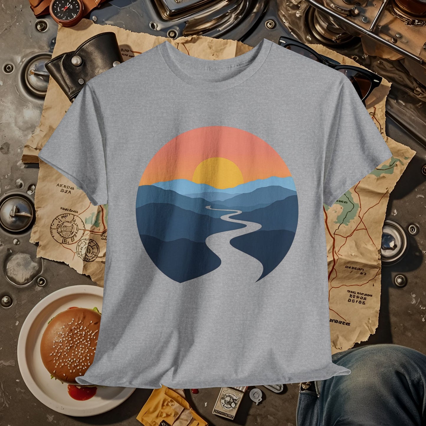 Journey Ahead Road Trip & Vehicle Travel T-Shirts | Car, RV, and Motorcycle Adventure Tees
