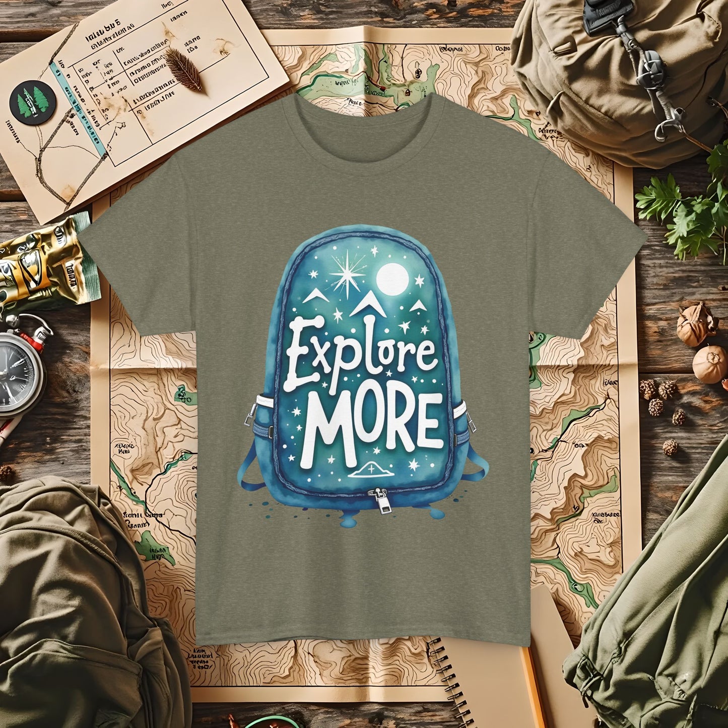 Explore More Outdoor Adventure T-Shirts | Camping, Hiking, Rafting & Kayaking Tees for Nature Lovers