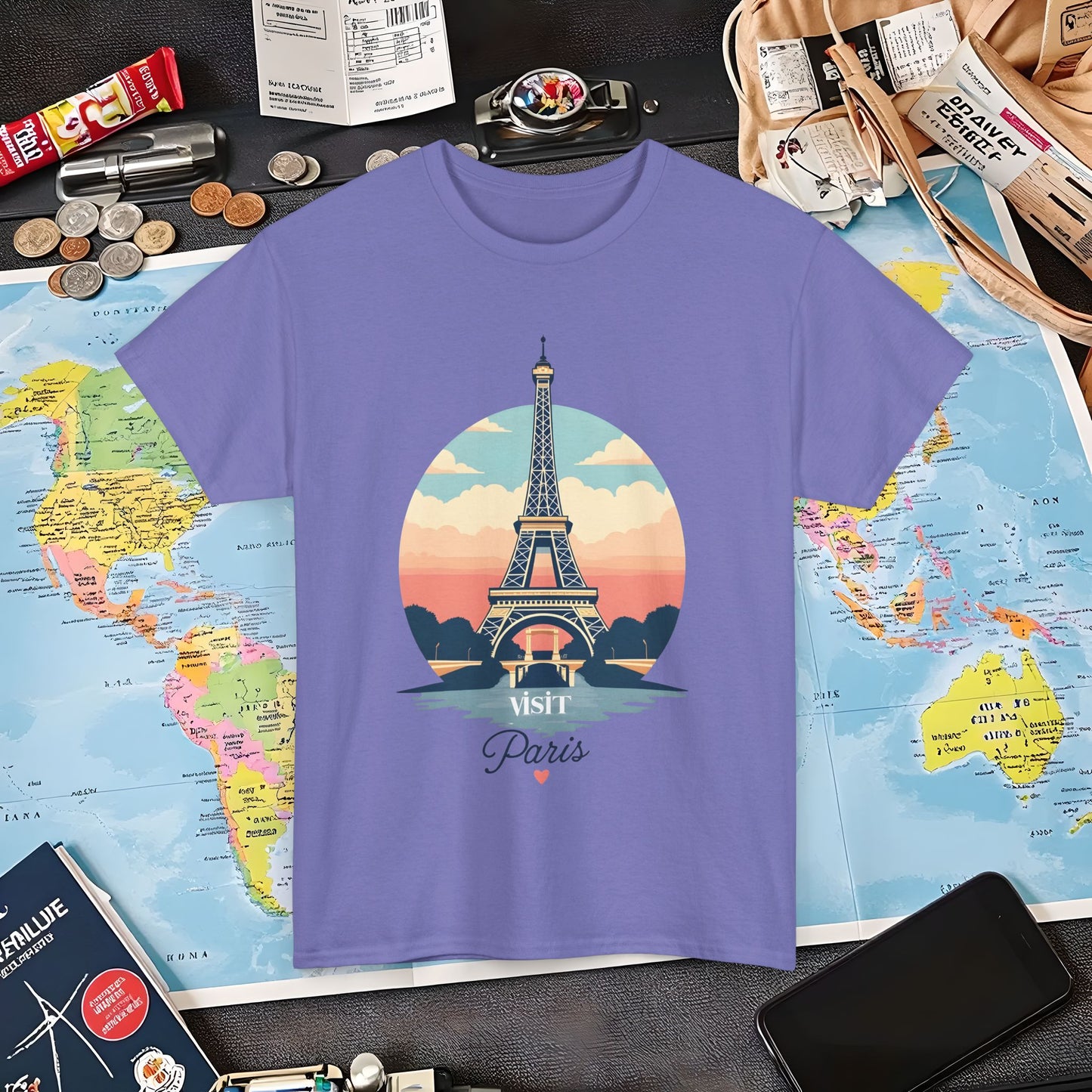 Paris Dreams Air Travel T-Shirts | Jetsetter, Airport, and International Flight Tees