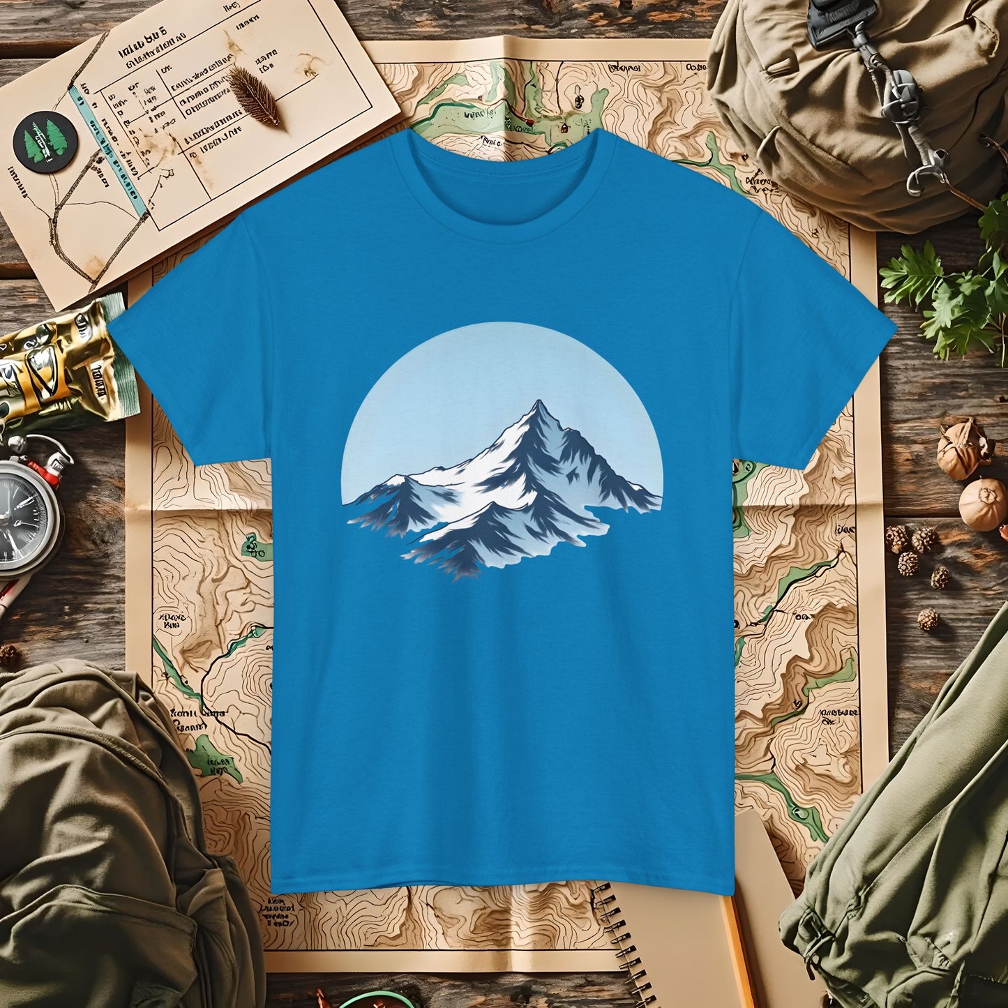 Mountain Escape Outdoor Adventure T-Shirts | Camping, Hiking, Rafting & Kayaking Tees for Nature Lovers