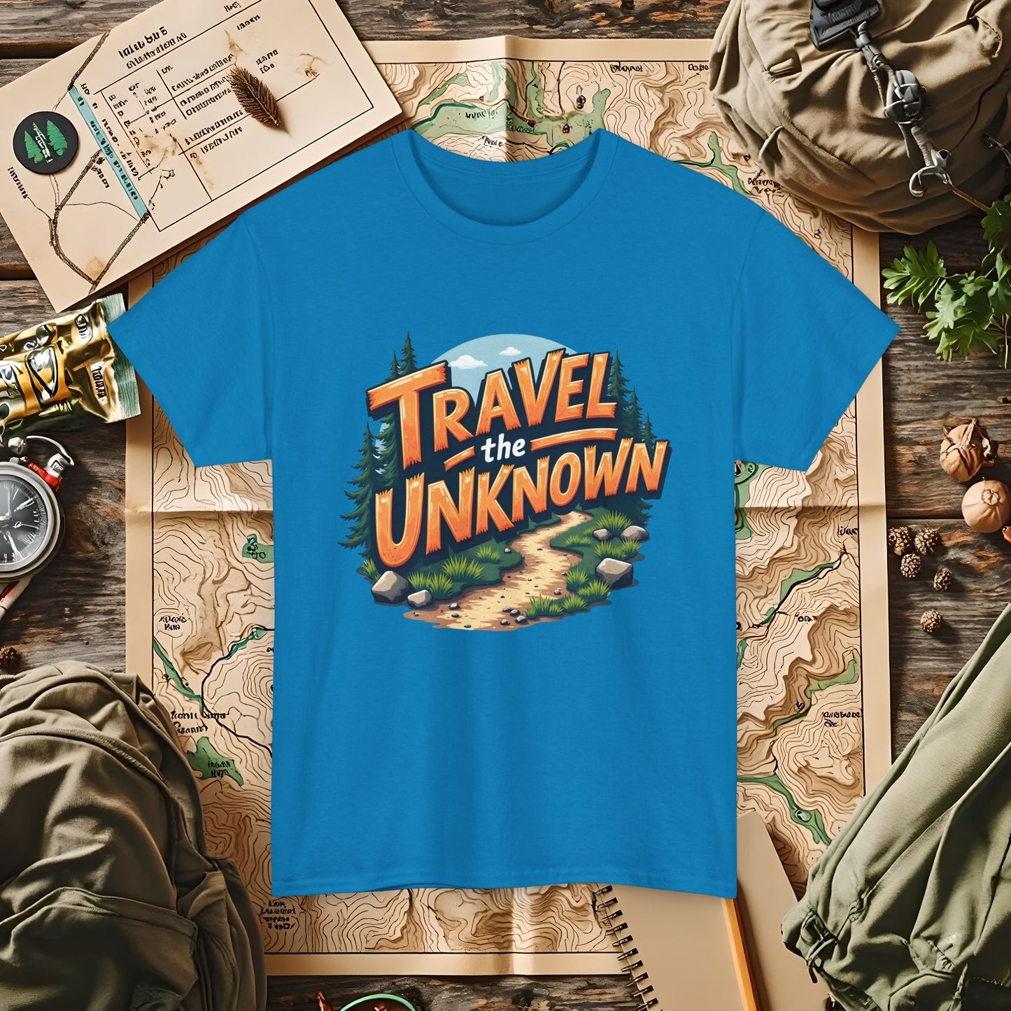 Adventurous Journey Outdoor Adventure T-Shirts | Camping, Hiking, Rafting & Kayaking Tees for Nature Lovers
