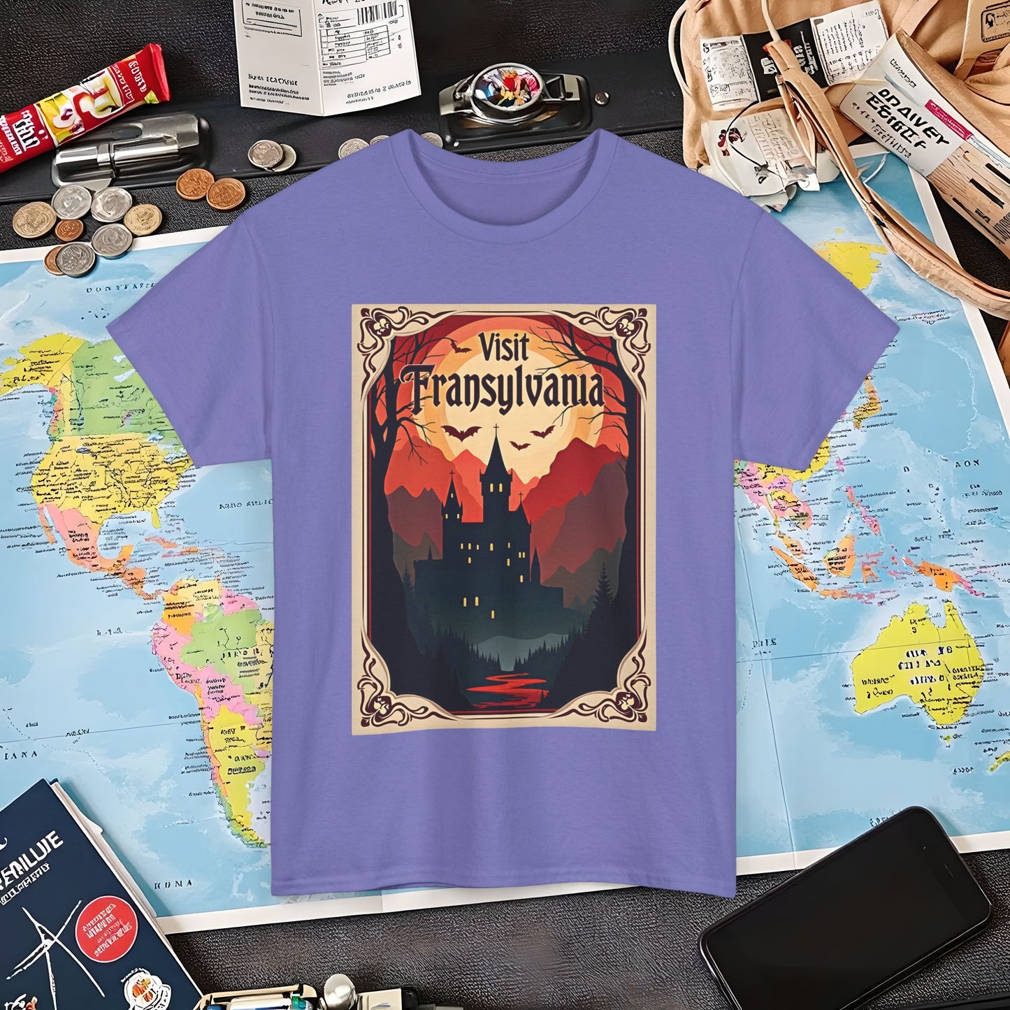 Transylvanian Valley Air Travel T-Shirts | Jetsetter, Airport, and International Flight Tees