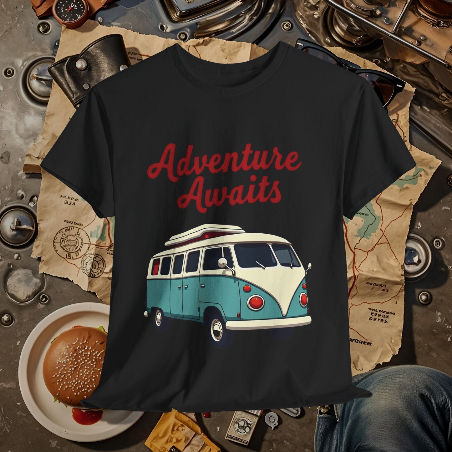 Wanderlust Van Road Trip & Vehicle Travel T-Shirts | Car, RV, and Motorcycle Adventure Tees