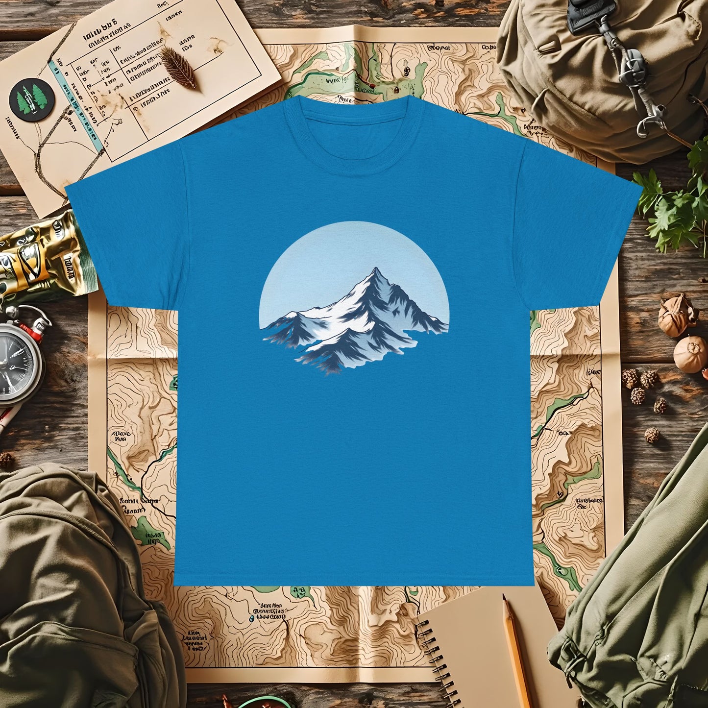 Mountain Escape Outdoor Adventure T-Shirts | Camping, Hiking, Rafting & Kayaking Tees for Nature Lovers