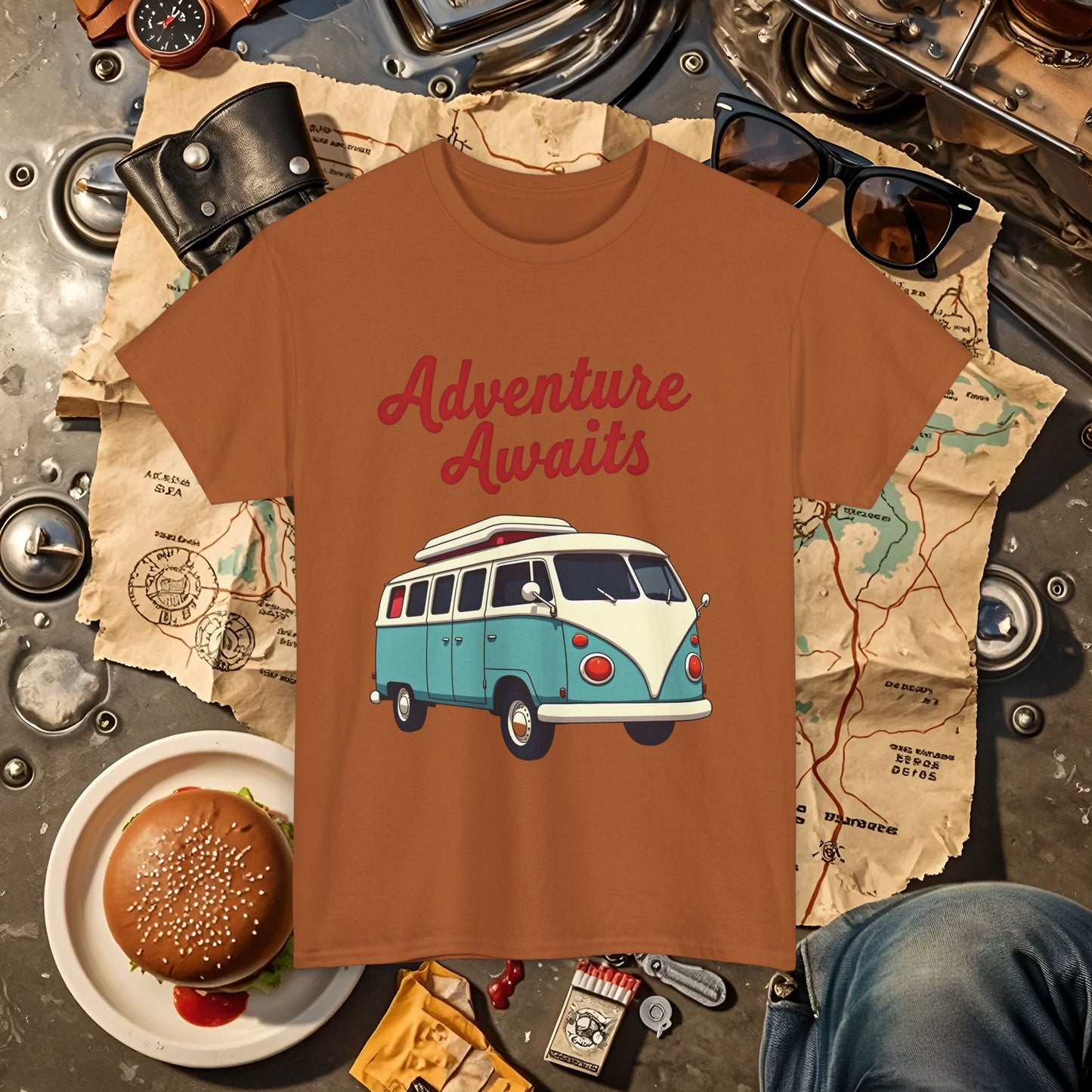 Wanderlust Van Road Trip & Vehicle Travel T-Shirts | Car, RV, and Motorcycle Adventure Tees