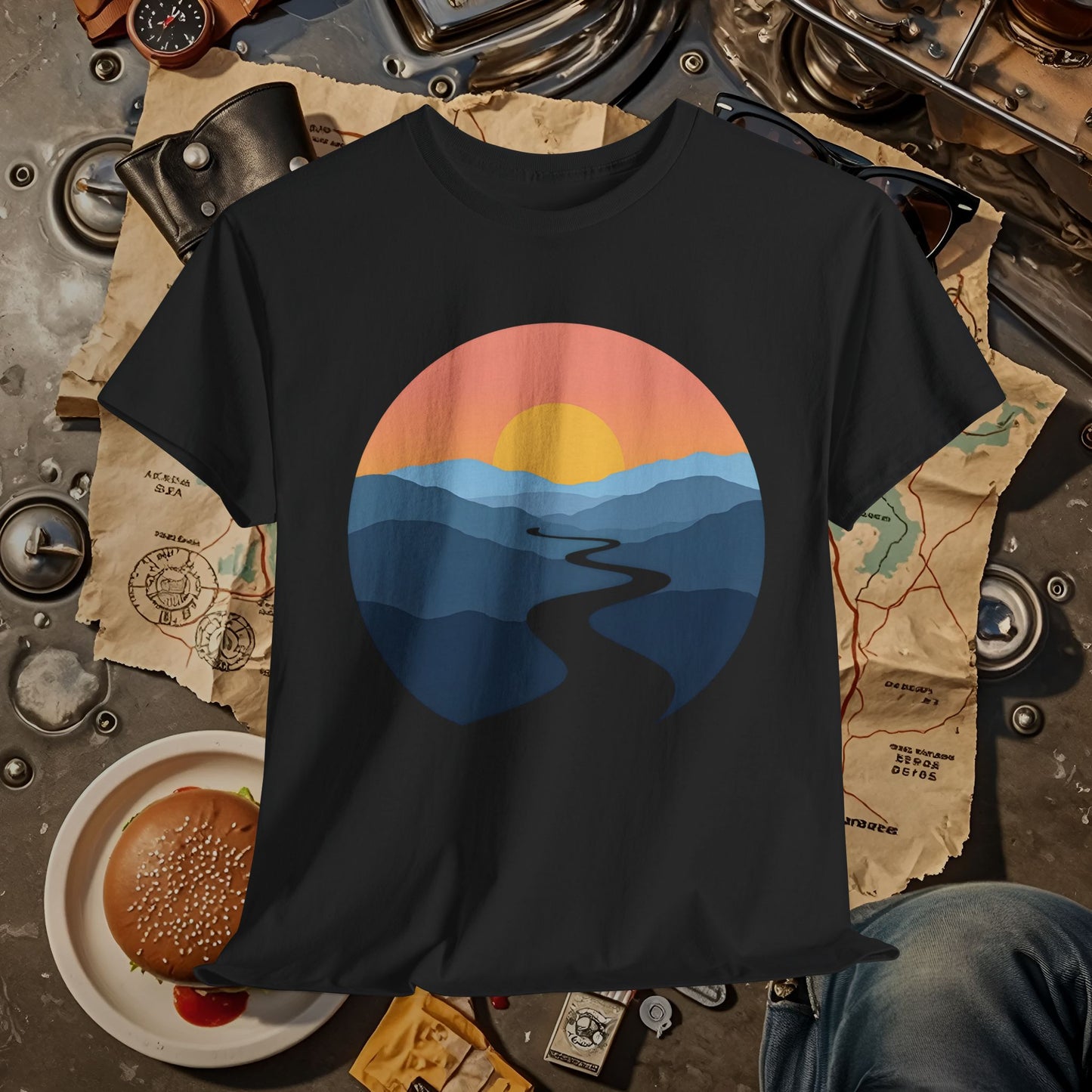 Journey Ahead Road Trip & Vehicle Travel T-Shirts | Car, RV, and Motorcycle Adventure Tees