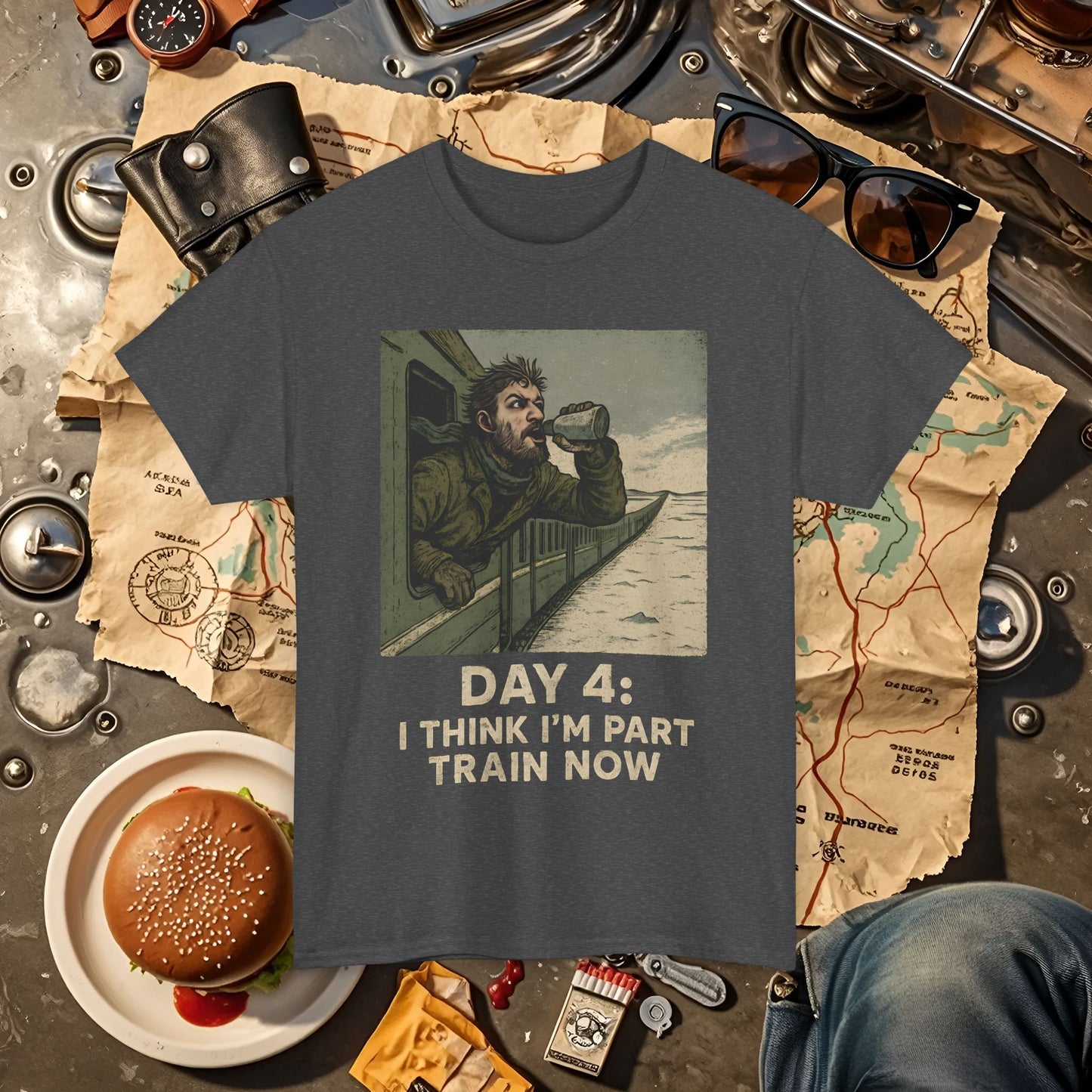 Day 4: I Think I Am Part Train – Feral Traveler’s Siberian Railroad Tee Road Trip & Vehicle Travel T-Shirts | Car, RV, and Motorcycle Adventure Tees