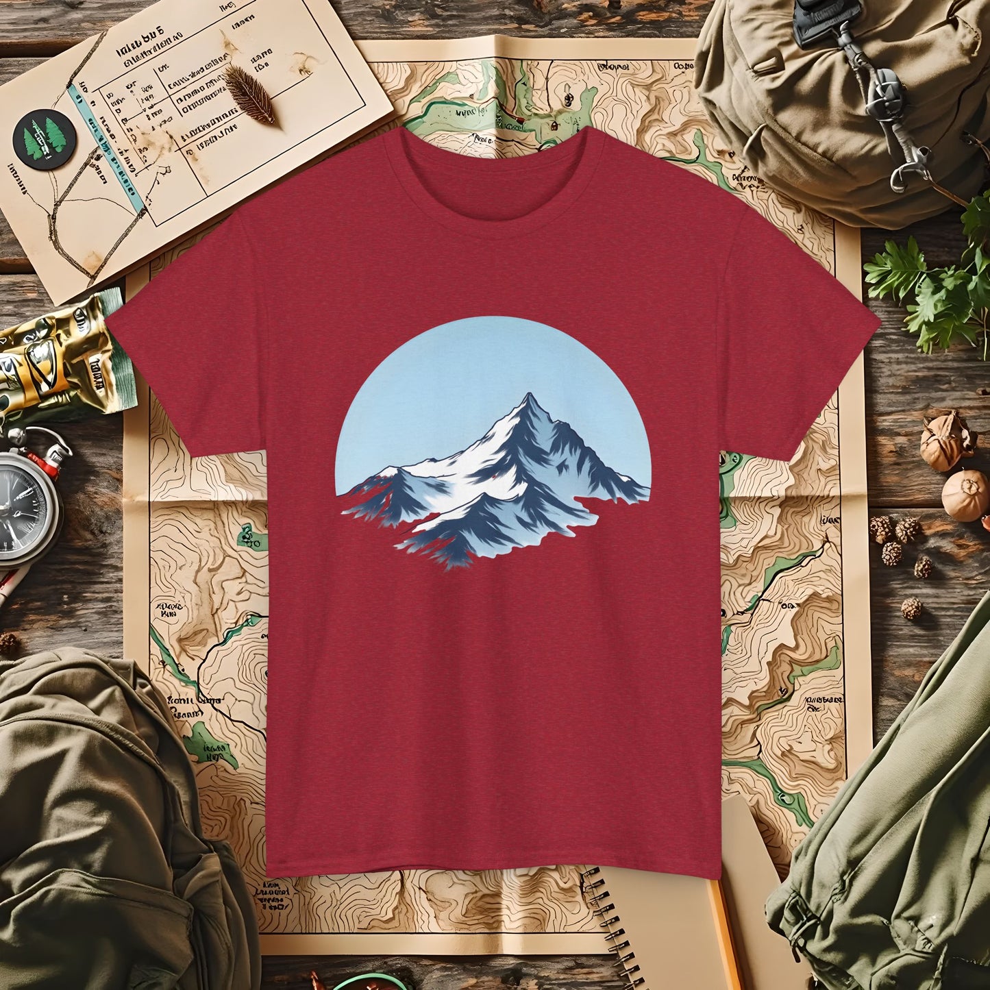 Mountain Escape Outdoor Adventure T-Shirts | Camping, Hiking, Rafting & Kayaking Tees for Nature Lovers