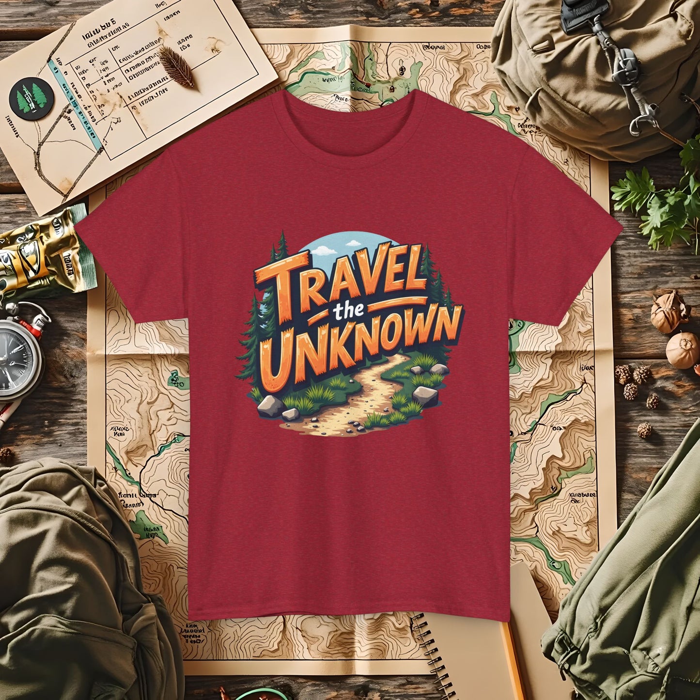 Adventurous Journey Outdoor Adventure T-Shirts | Camping, Hiking, Rafting & Kayaking Tees for Nature Lovers
