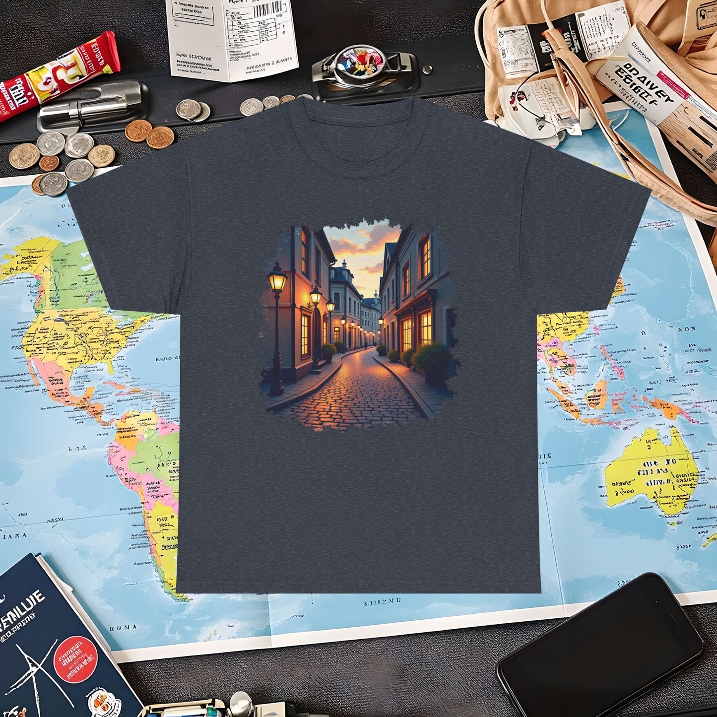 European Romance Air Travel T-Shirts | Jetsetter, Airport, and International Flight Tees