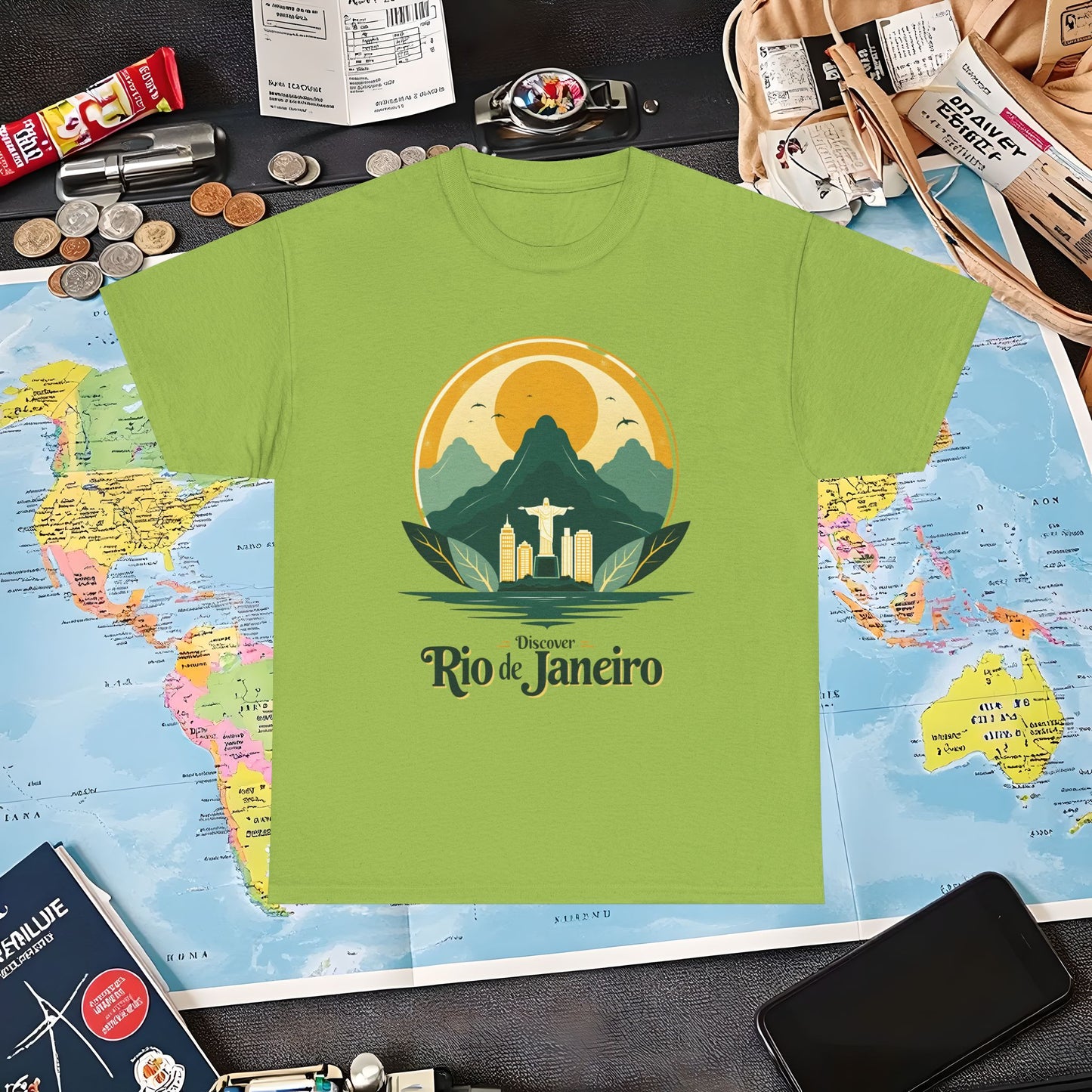 Rio Vintage Air Travel T-Shirts | Jetsetter, Airport, and International Flight Tees