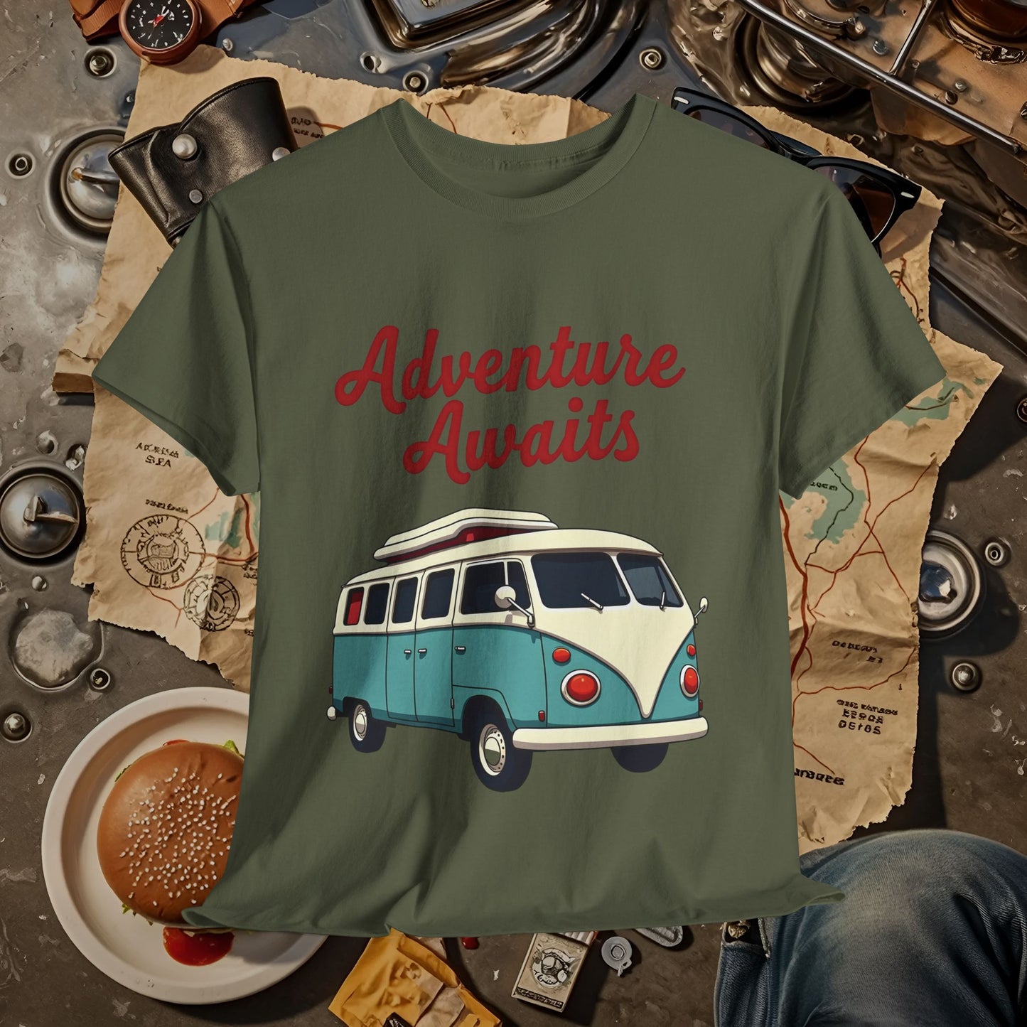 Wanderlust Van Road Trip & Vehicle Travel T-Shirts | Car, RV, and Motorcycle Adventure Tees