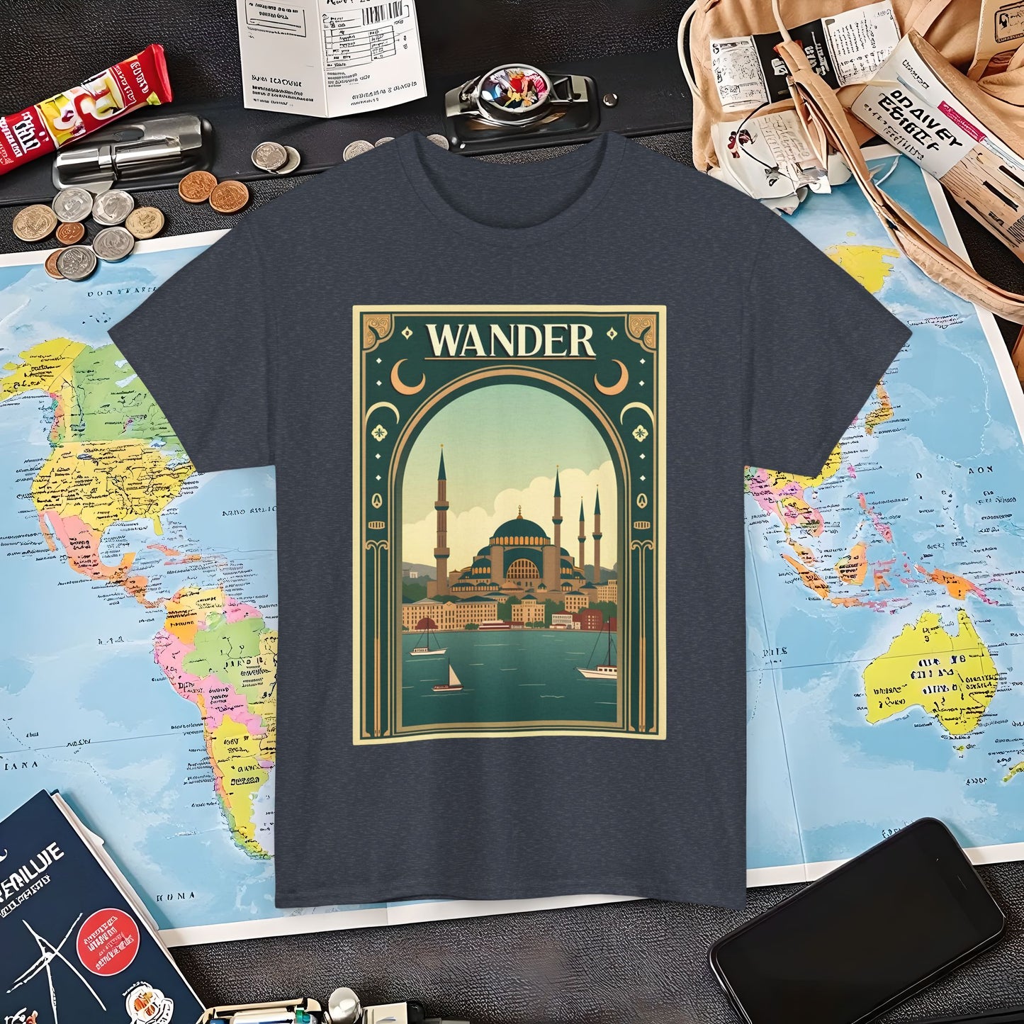 Istanbul Elegance Air Travel T-Shirts | Jetsetter, Airport, and International Flight Tees