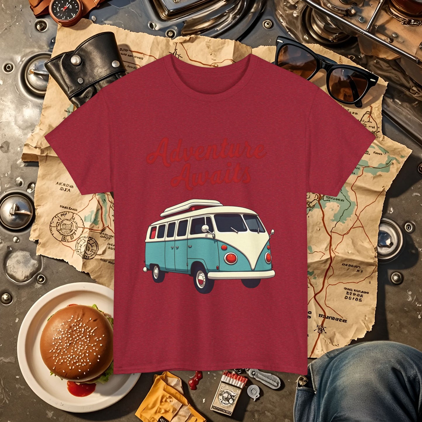 Wanderlust Van Road Trip & Vehicle Travel T-Shirts | Car, RV, and Motorcycle Adventure Tees